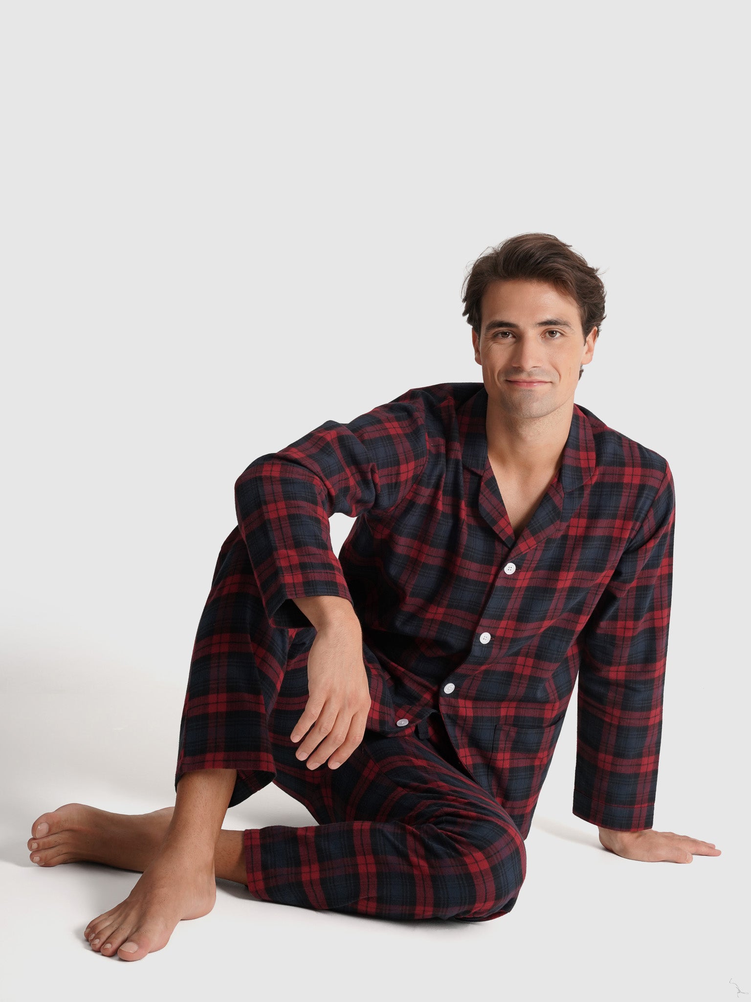 PIJAMA AZUL MANGA LARGA CLASSIC FIT MR. AZUL