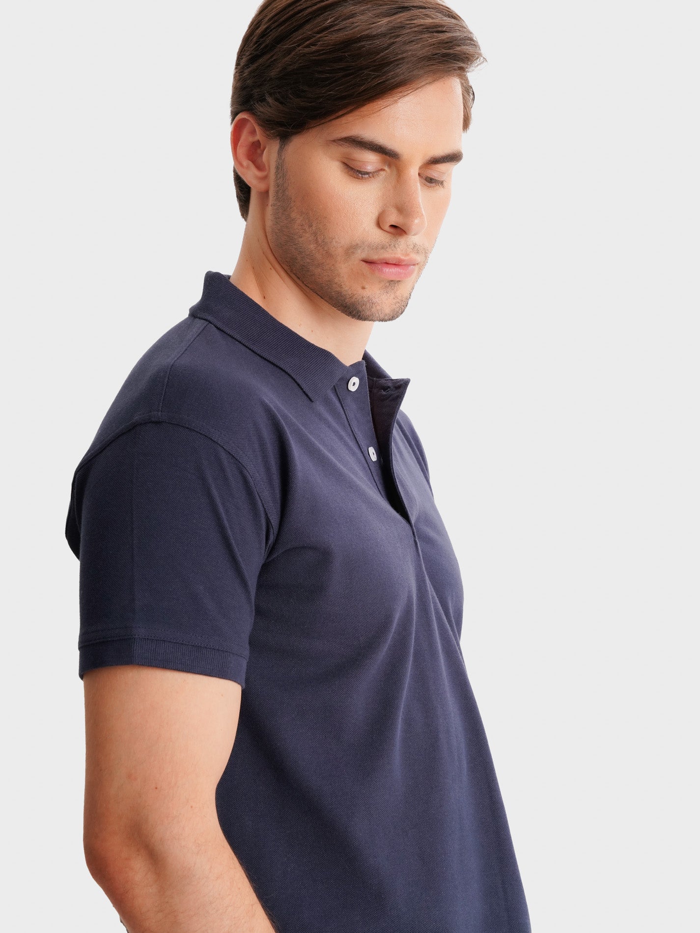 POLO AZUL MANGA CORTA REGULAR FIT MR. AZUL