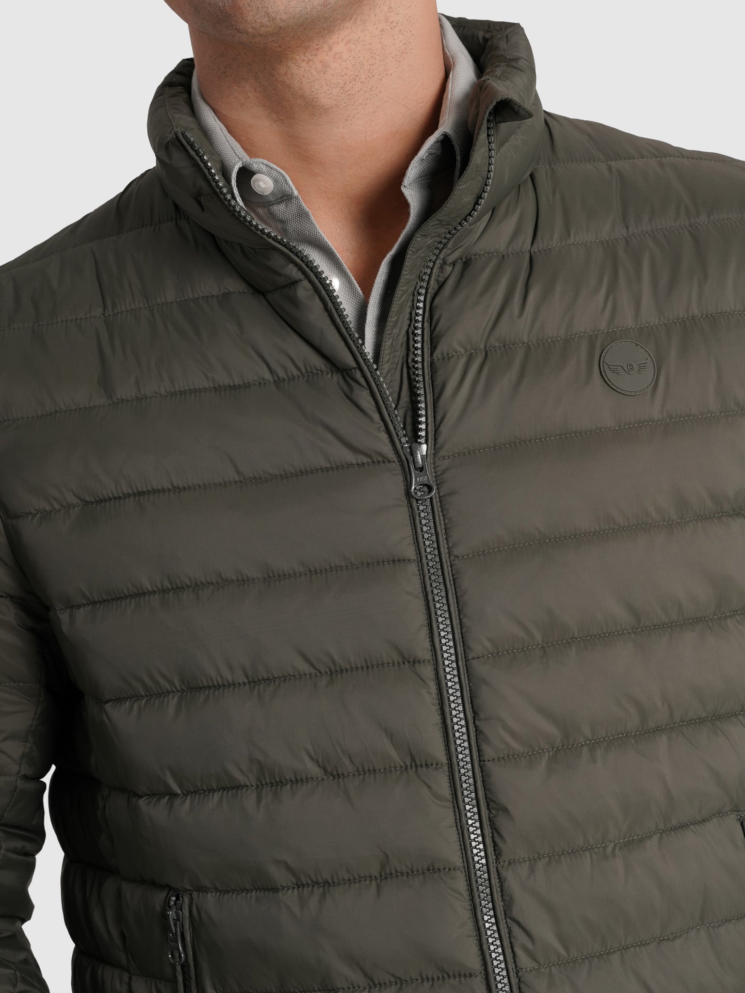 CHAQUETA VERDE REGULAR FIT MR. AZUL