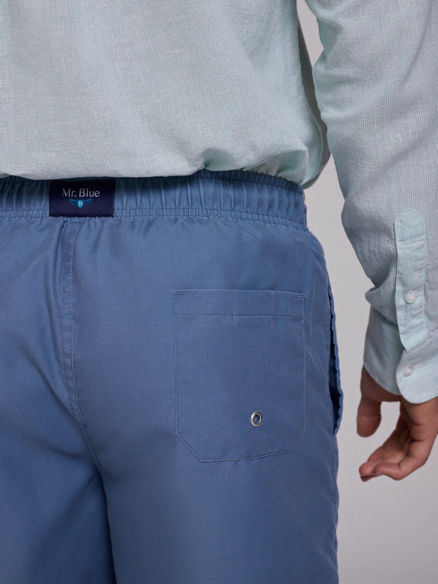 REGULAR FIT MR. BLUE SWIMMING SUIT BLUE
