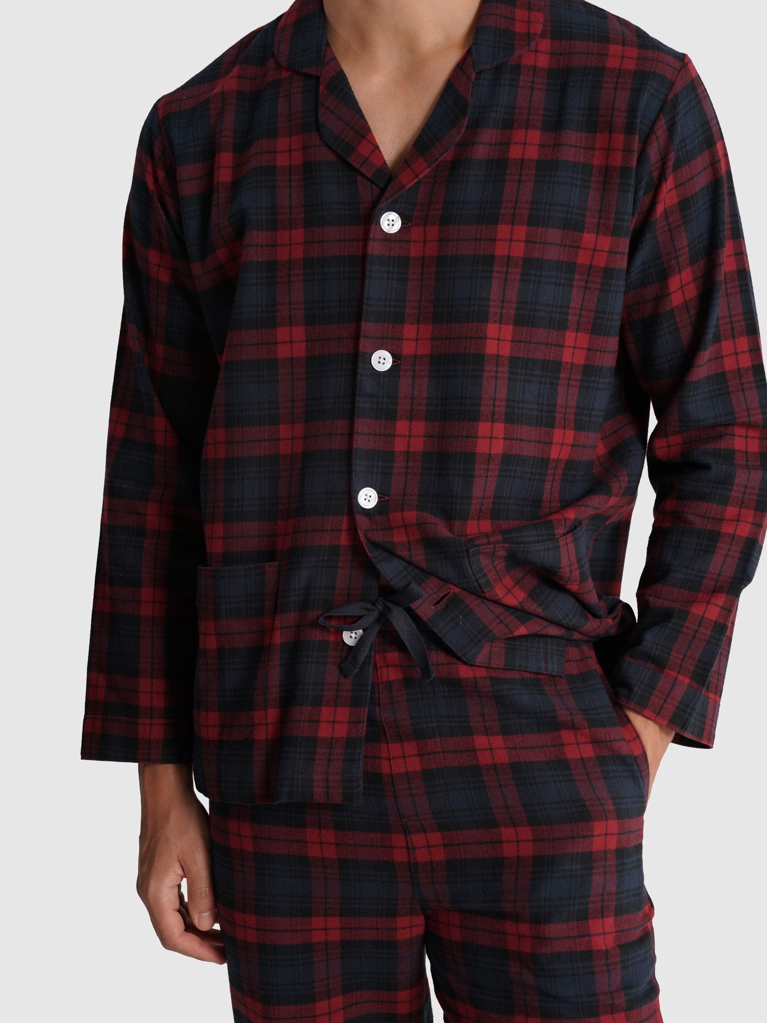 PIJAMA AZUL MANGA LARGA CLASSIC FIT MR. AZUL
