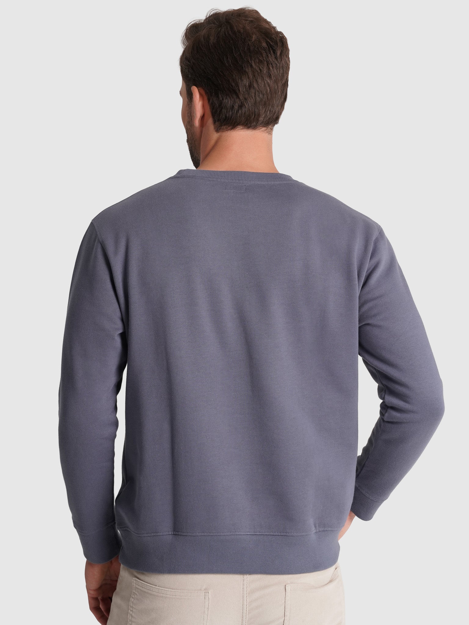 BLUE COTTON HOODIE LONG SLEEVE REGULAR FIT MR. BLUE