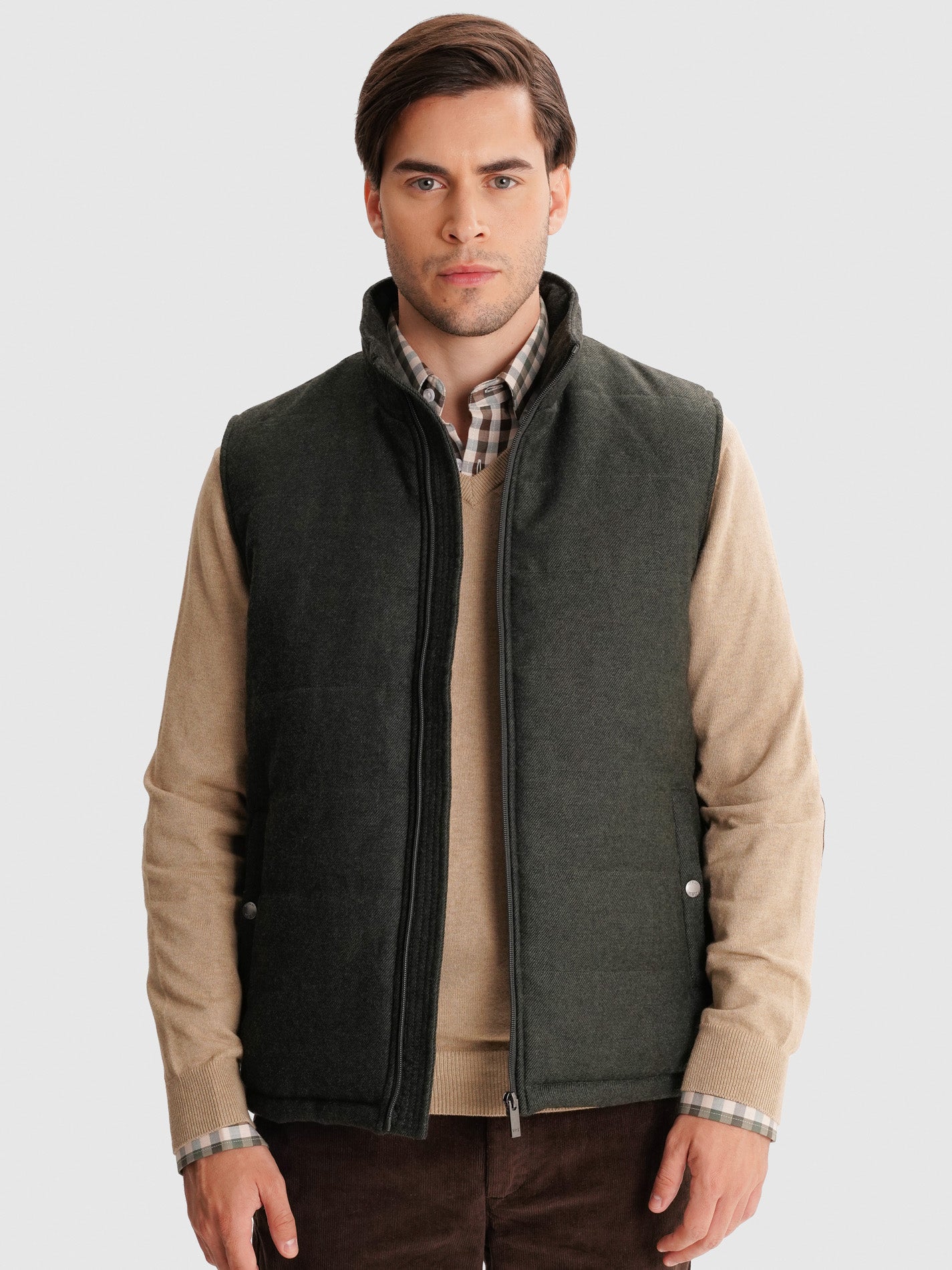 CHAQUETA VERDE REGULAR FIT MR. AZUL