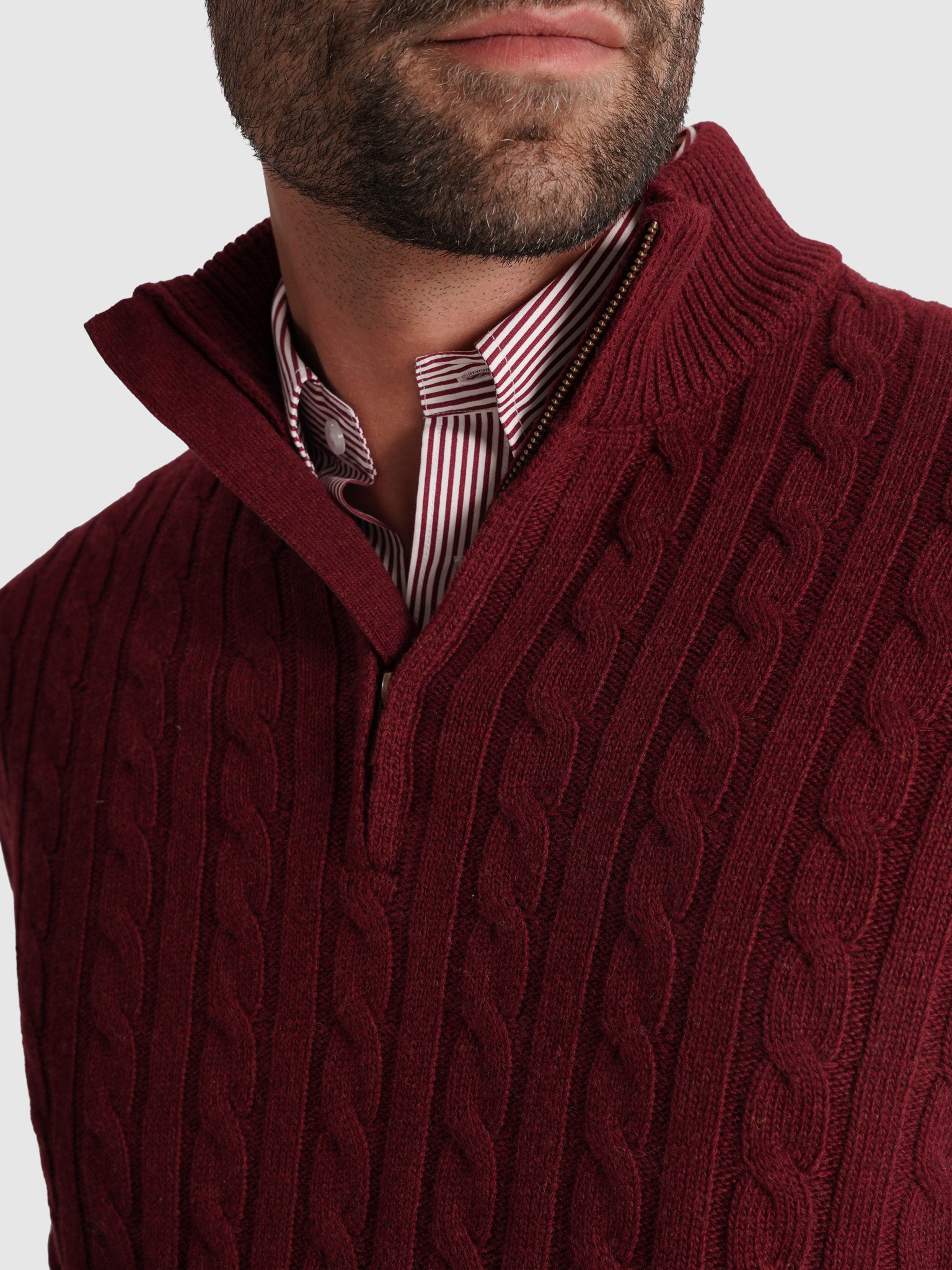 BORDEAUX WOOL PULLOVER WITH REGULAR FIT MR ELBOW PADS. BLUE