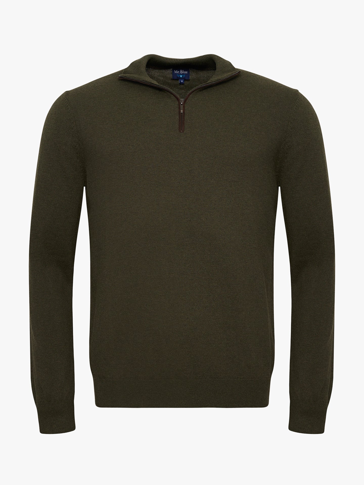 GREEN THIN PULLOVER LONG SLEEVE REGULAR FIT MR. BLUE