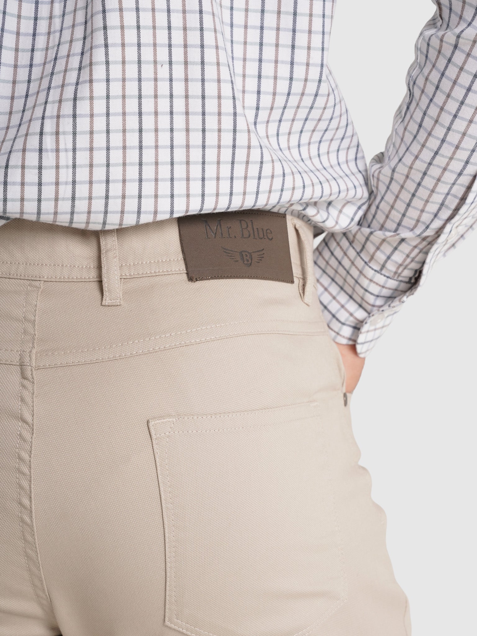 ALGODÓN BEIGE REGULAR FIT MR. AZUL