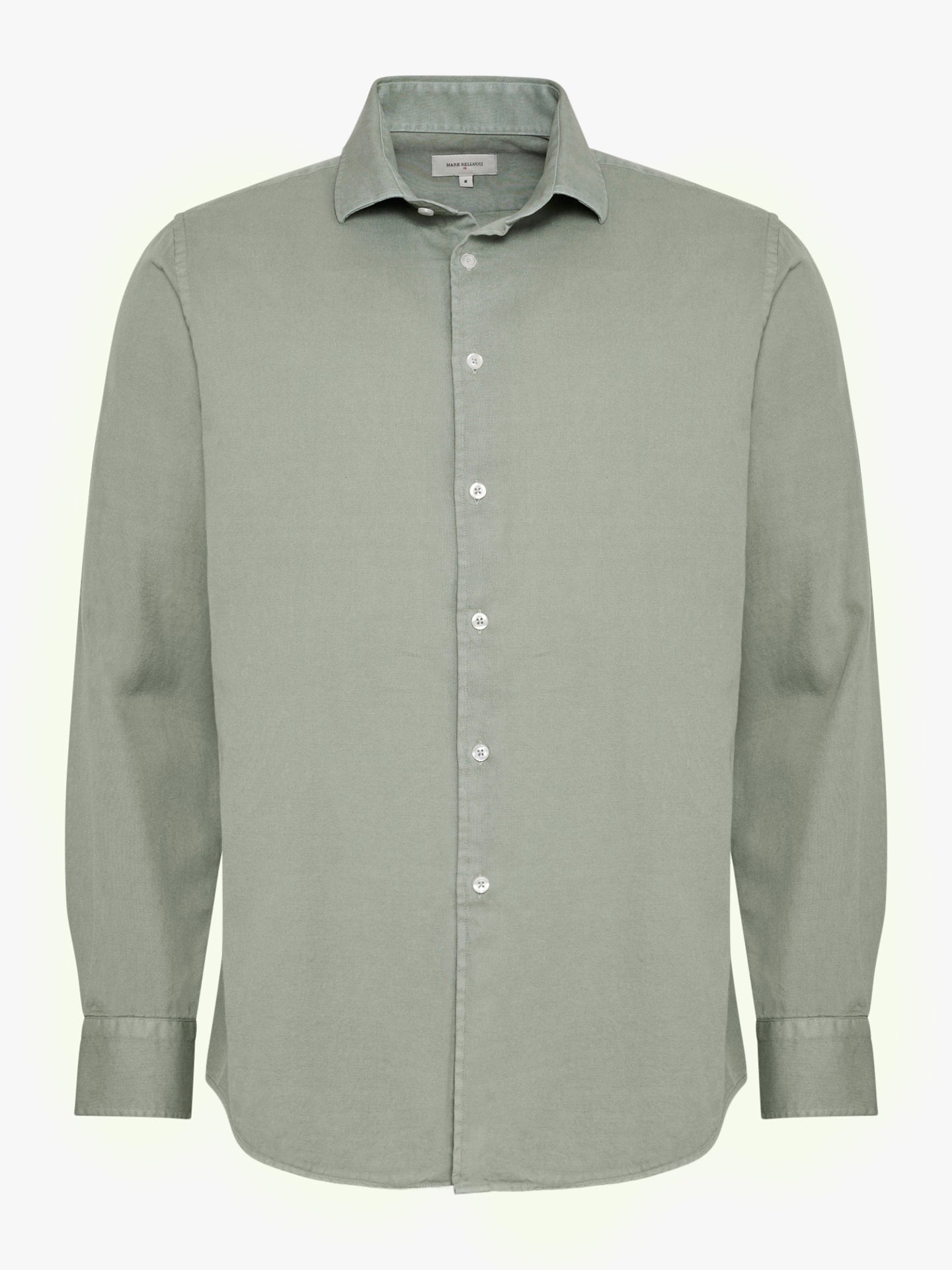 CAMISA REGULAR FIT MANGA LARGA VERDE MARK BELLUCCI