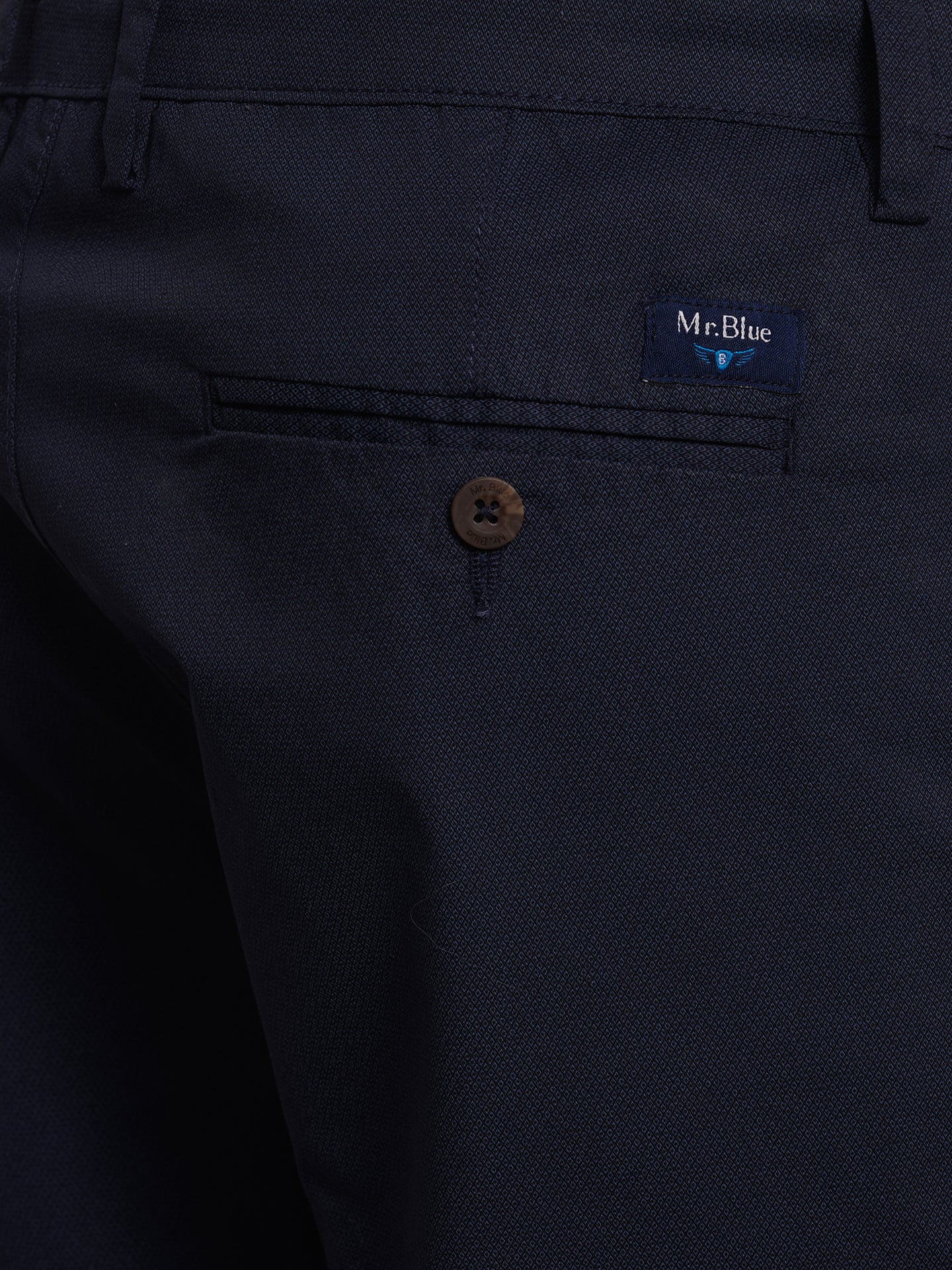 BLUE SLIM FIT TROUSERS MR. BLUE