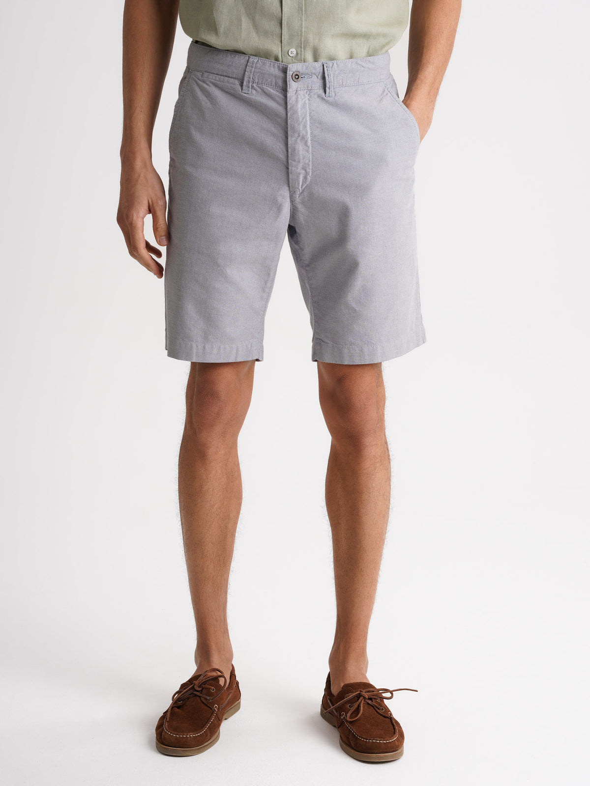 Pantalones cortos azules de corte regular Mr. Blue