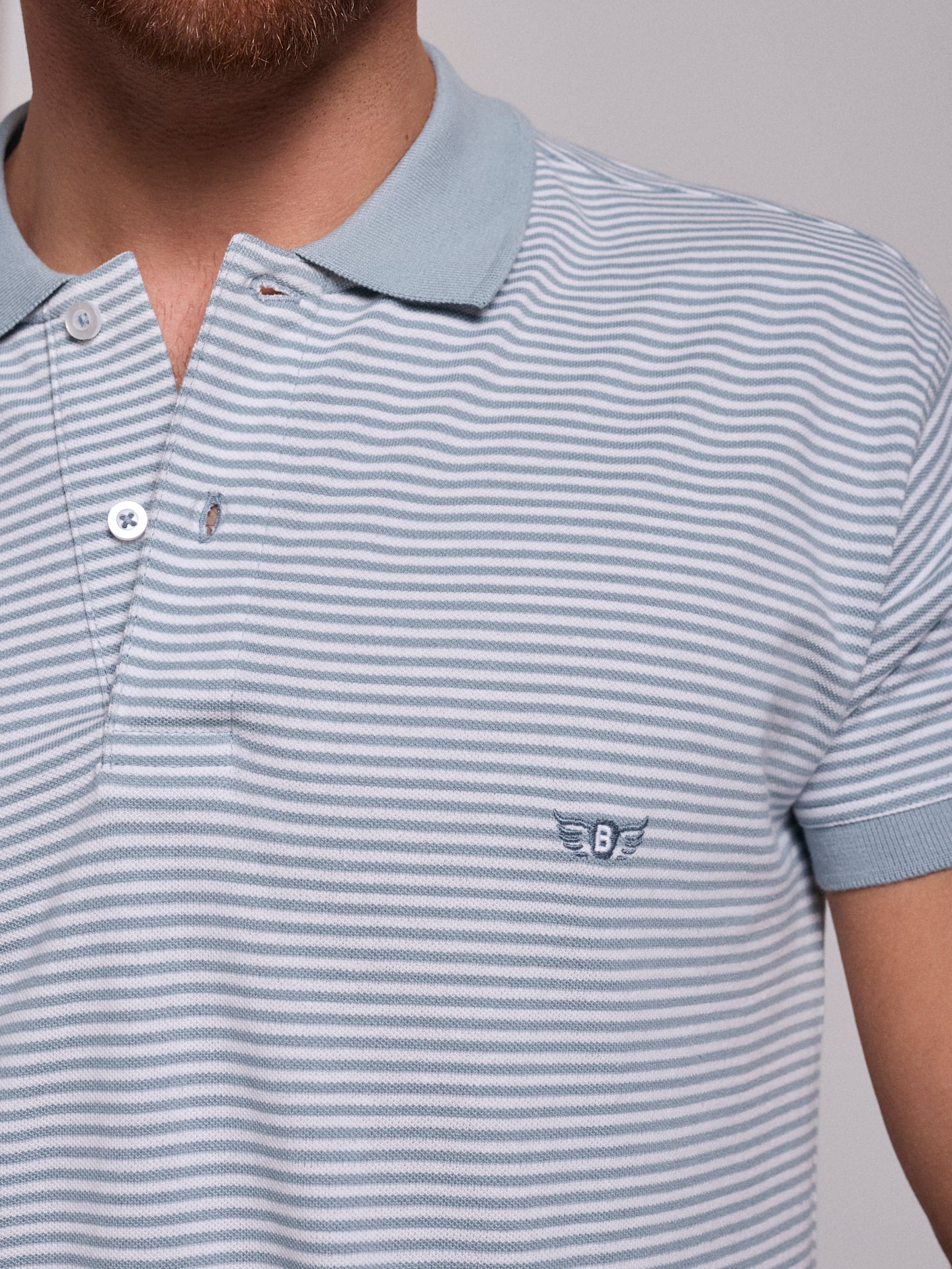 BLUE POLO SHORT SLEEVE REGULAR FIT MR. BLUE