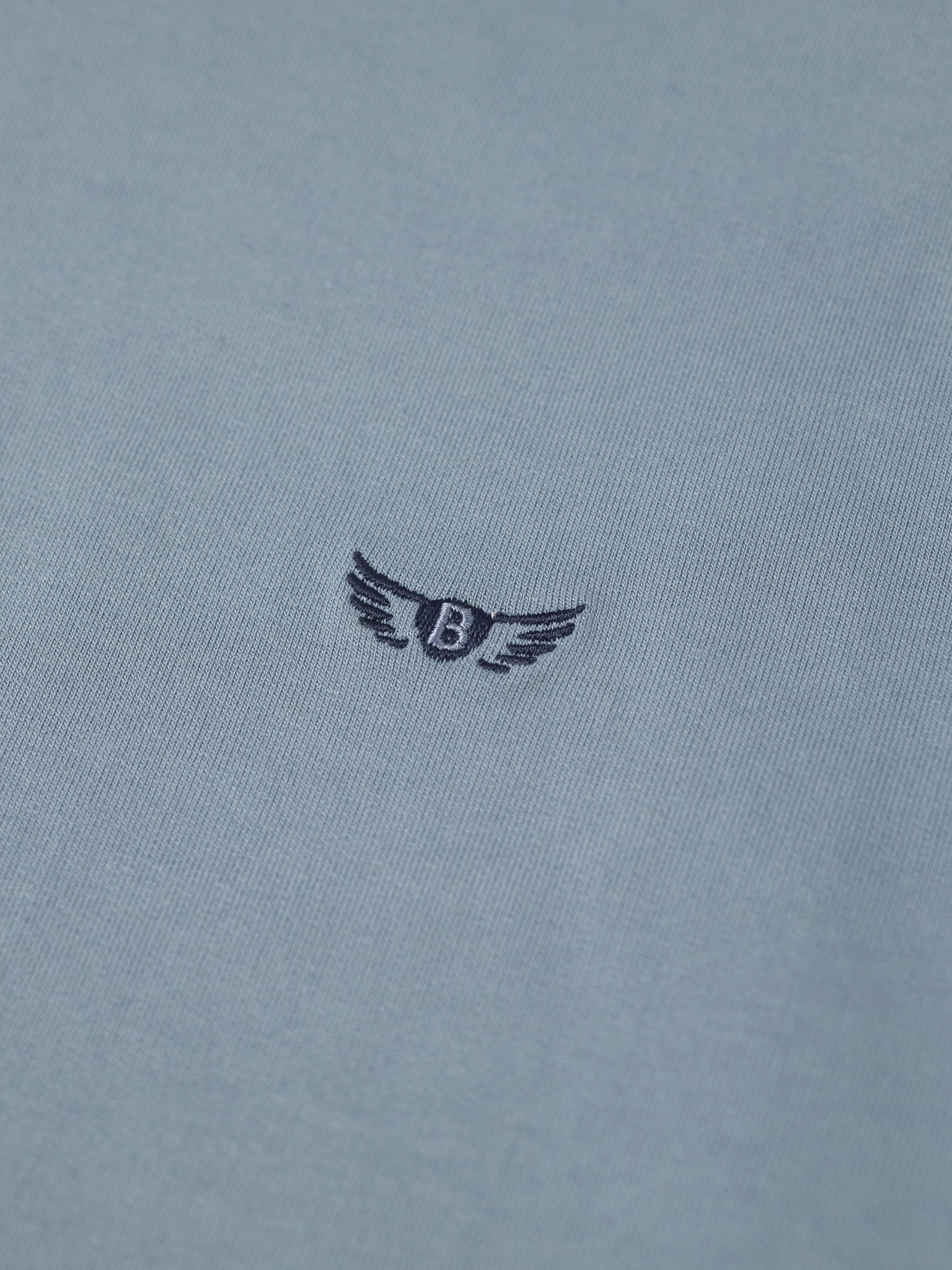 REGULAR FIT BLUE HOODIE MR. BLUE