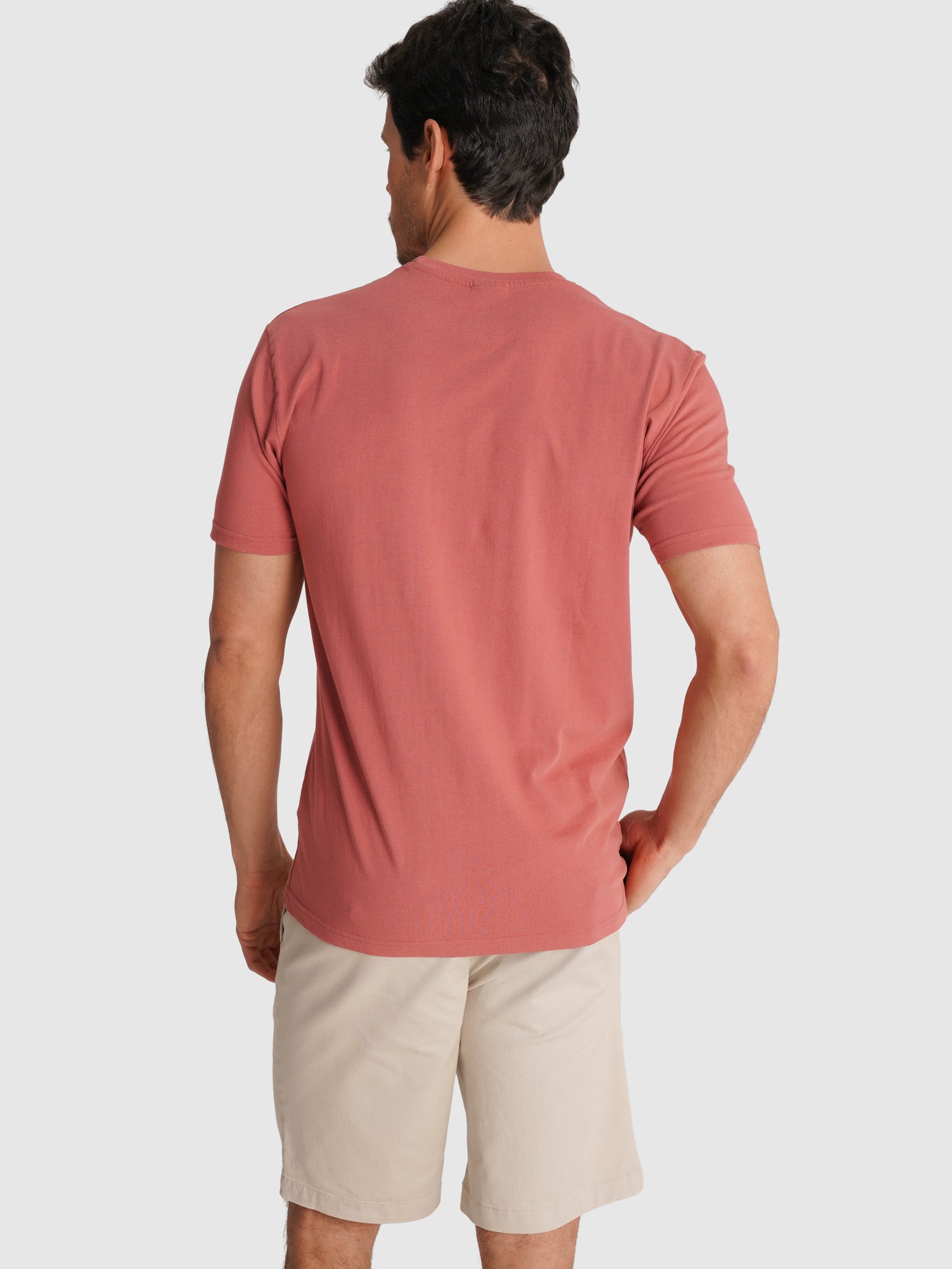 CAMISETA MANGA CORTA ROSA REGULAR FIT MR. AZUL