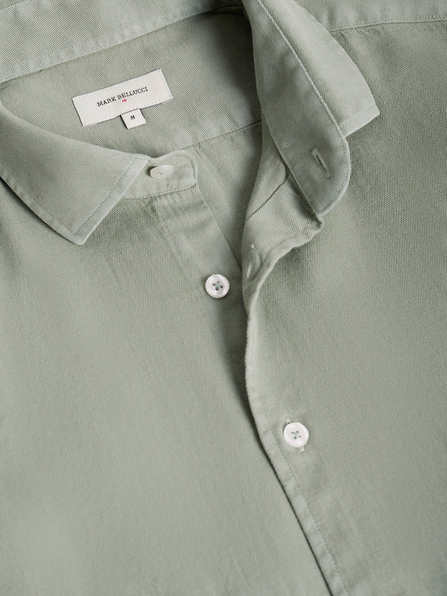CAMISA REGULAR FIT MANGA LARGA VERDE MARK BELLUCCI