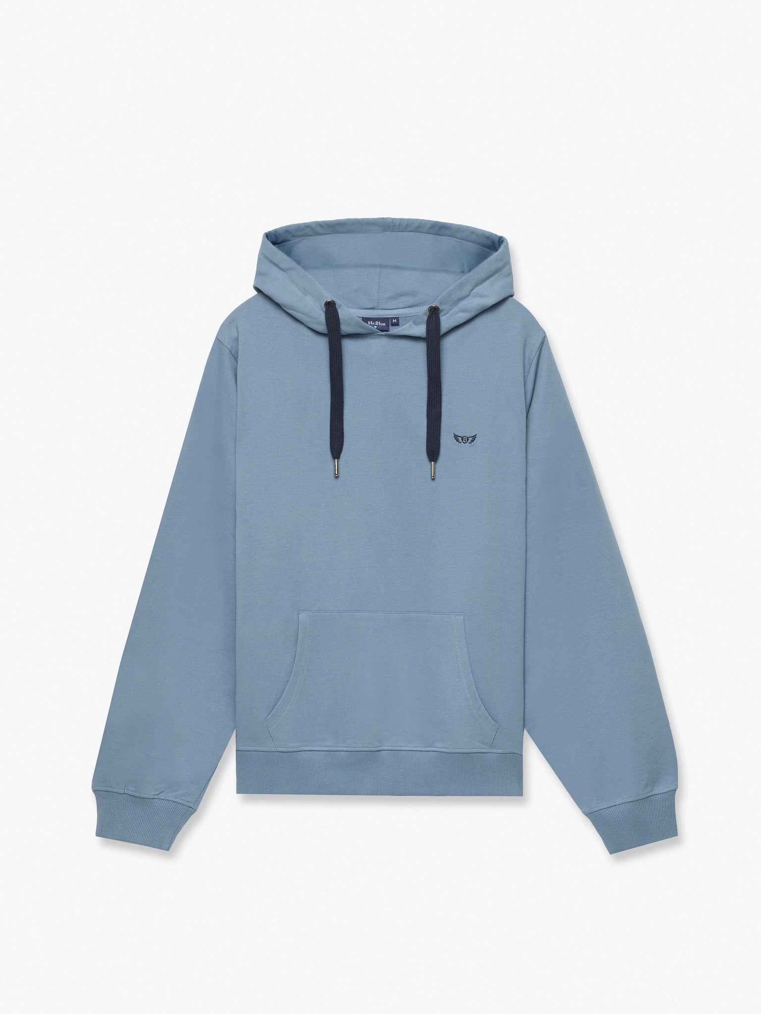 REGULAR FIT BLUE HOODIE MR. BLUE
