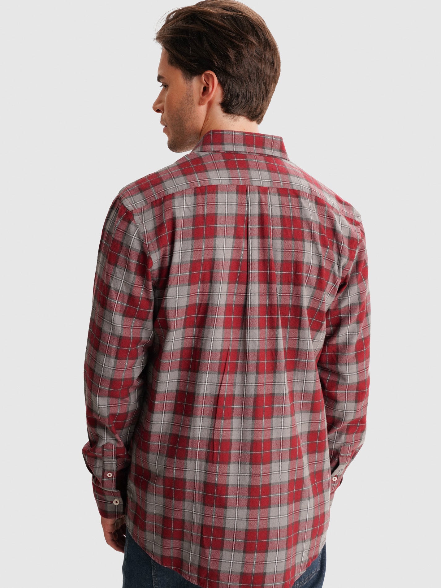 CAMISA FLANELA VERMELHA REGULAR FIT MR. BLUE