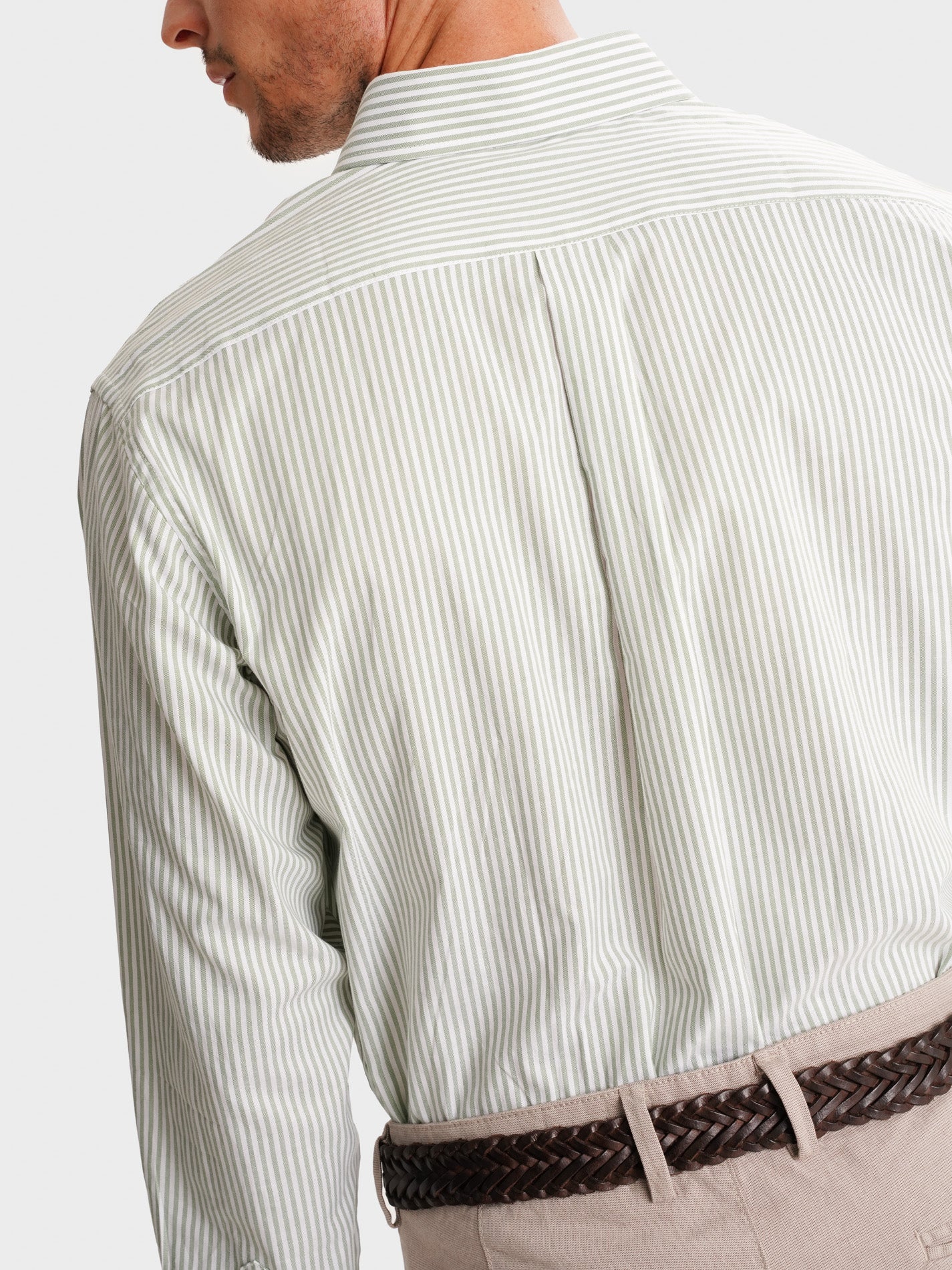 GREEN REGULAR FIT MR SHIRT. BLUE