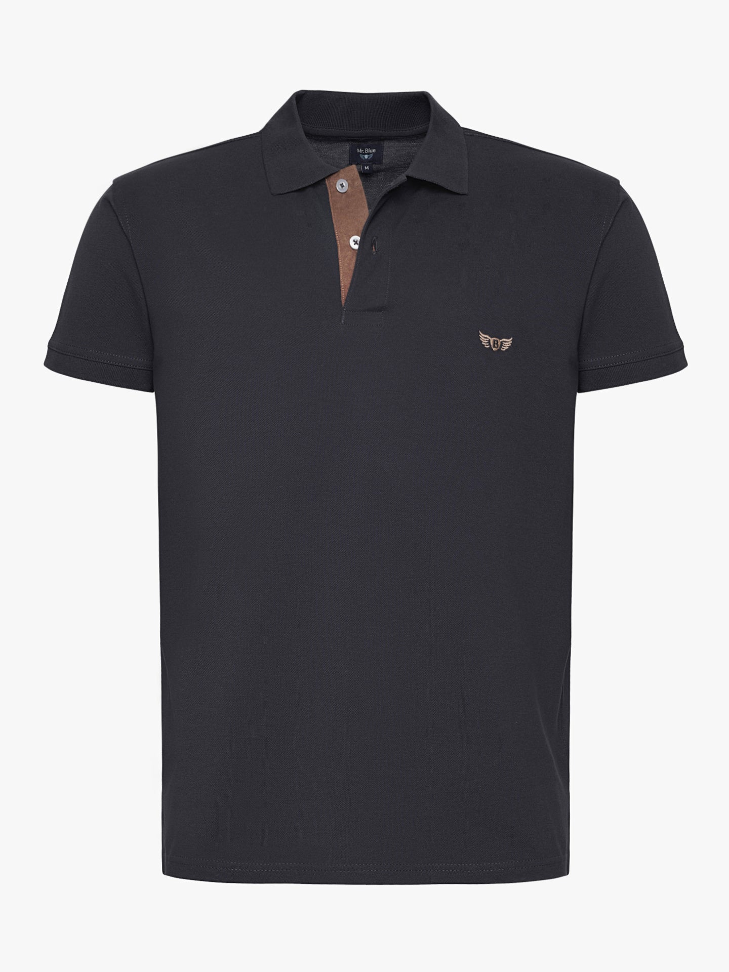 POLO AZUL MANGA CORTA REGULAR FIT MR. AZUL