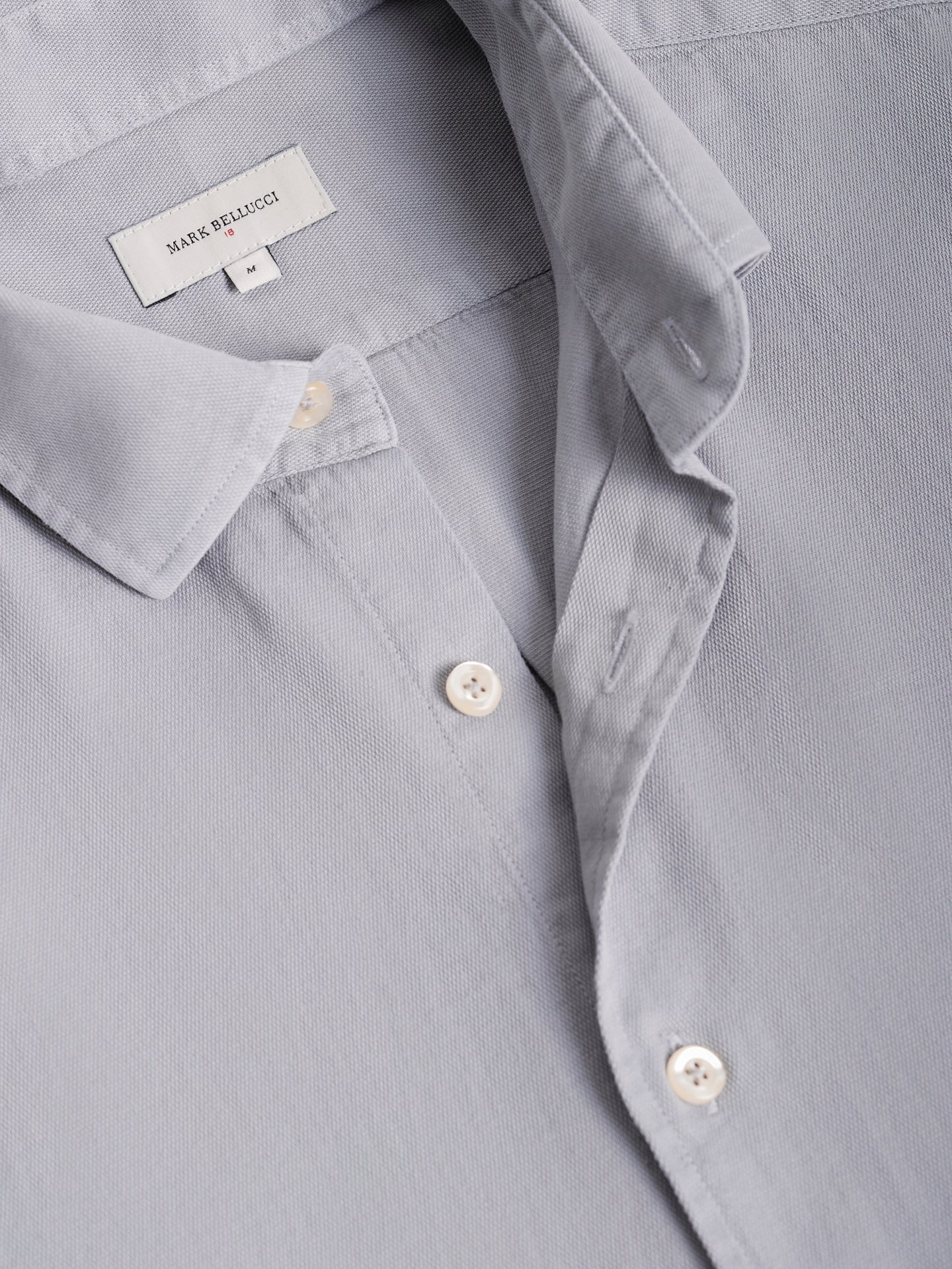 CAMISA REGULAR FIT MANGA LARGA AZUL MARK BELLUCCI