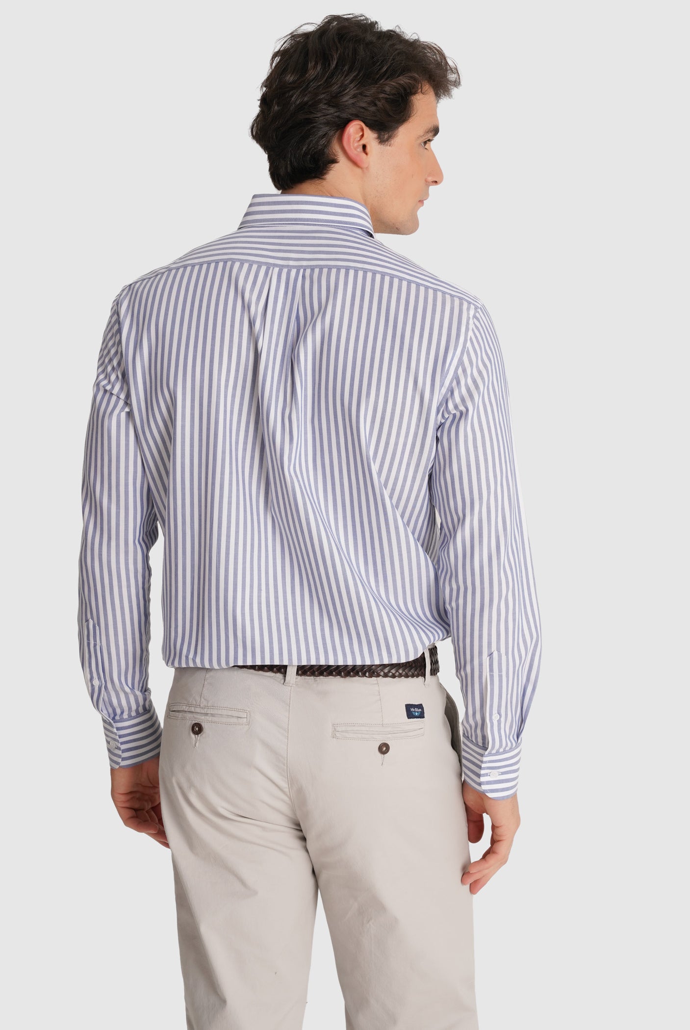 CAMISA AZUL MANGA COMPRIDA REGULAR FIT MR. BLUE