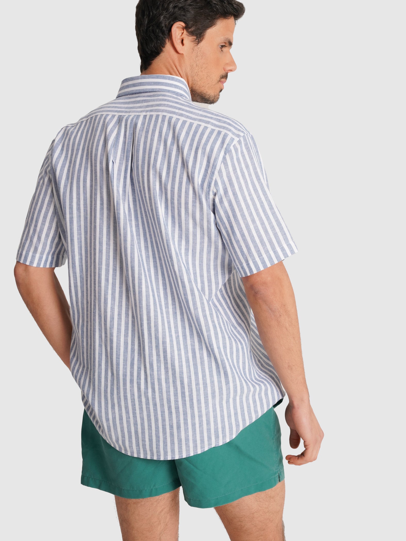 BLUE SHORT SLEEVE REGULAR FIT MR. BLUE