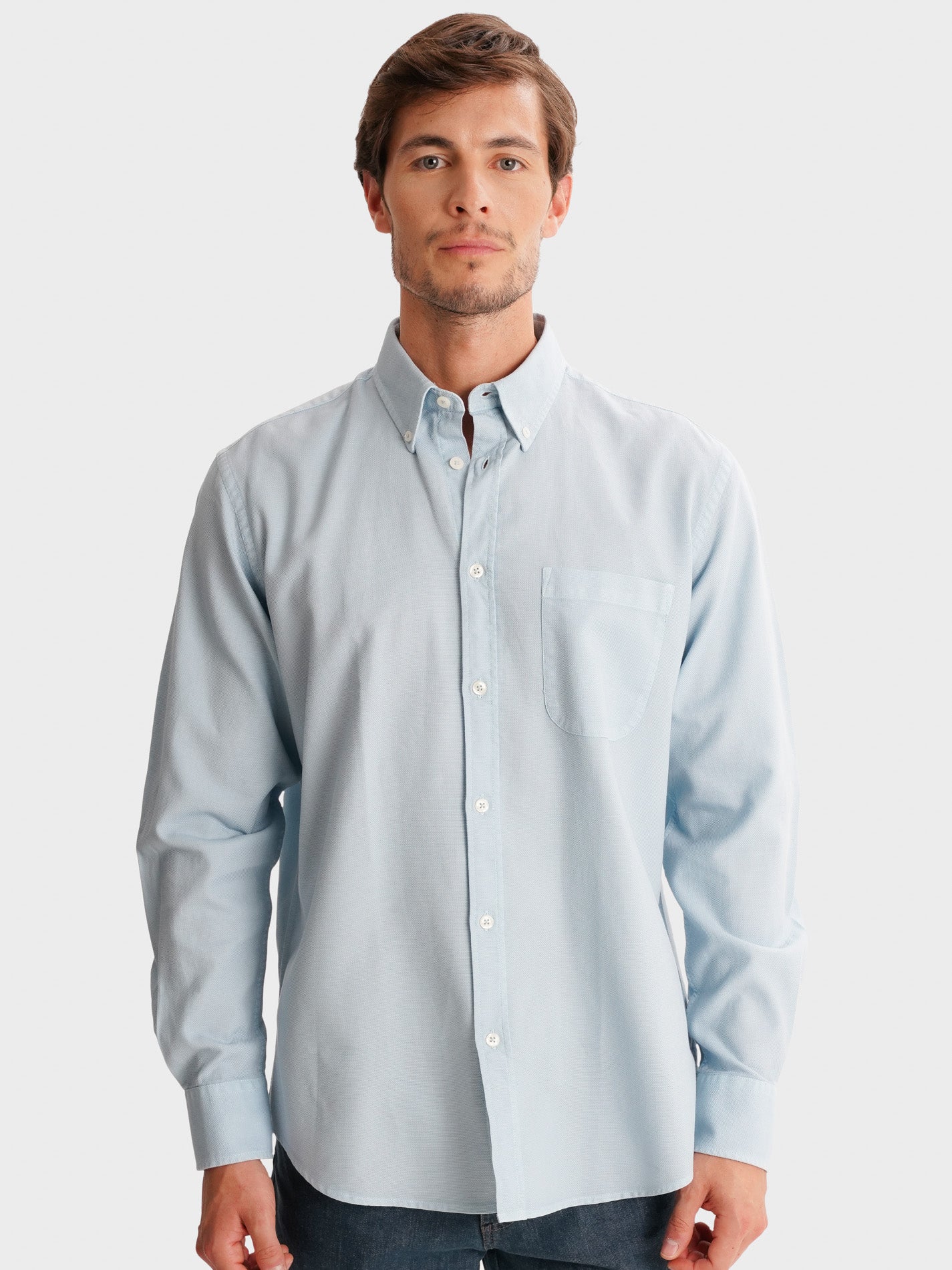 CAMISA MR AZUL REGULAR FIT. AZUL