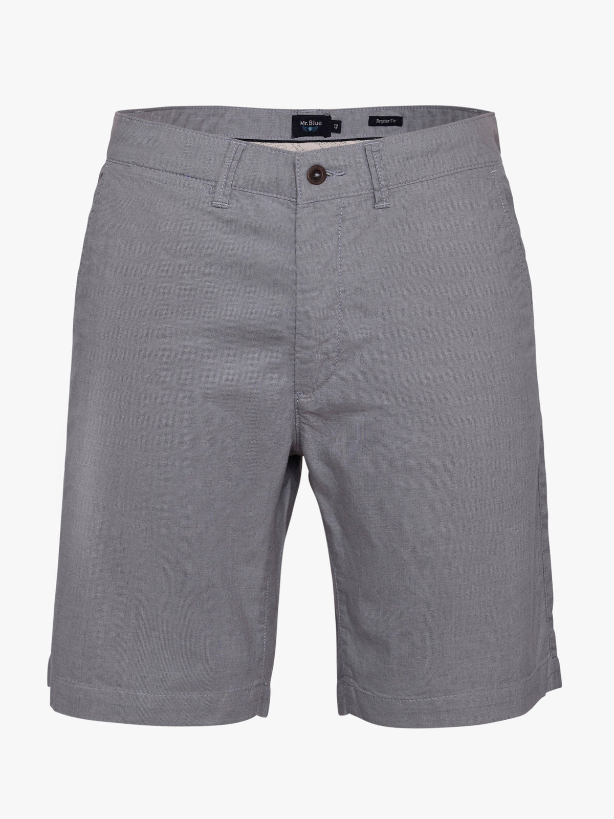 Pantalones cortos azules de corte regular Mr. Blue