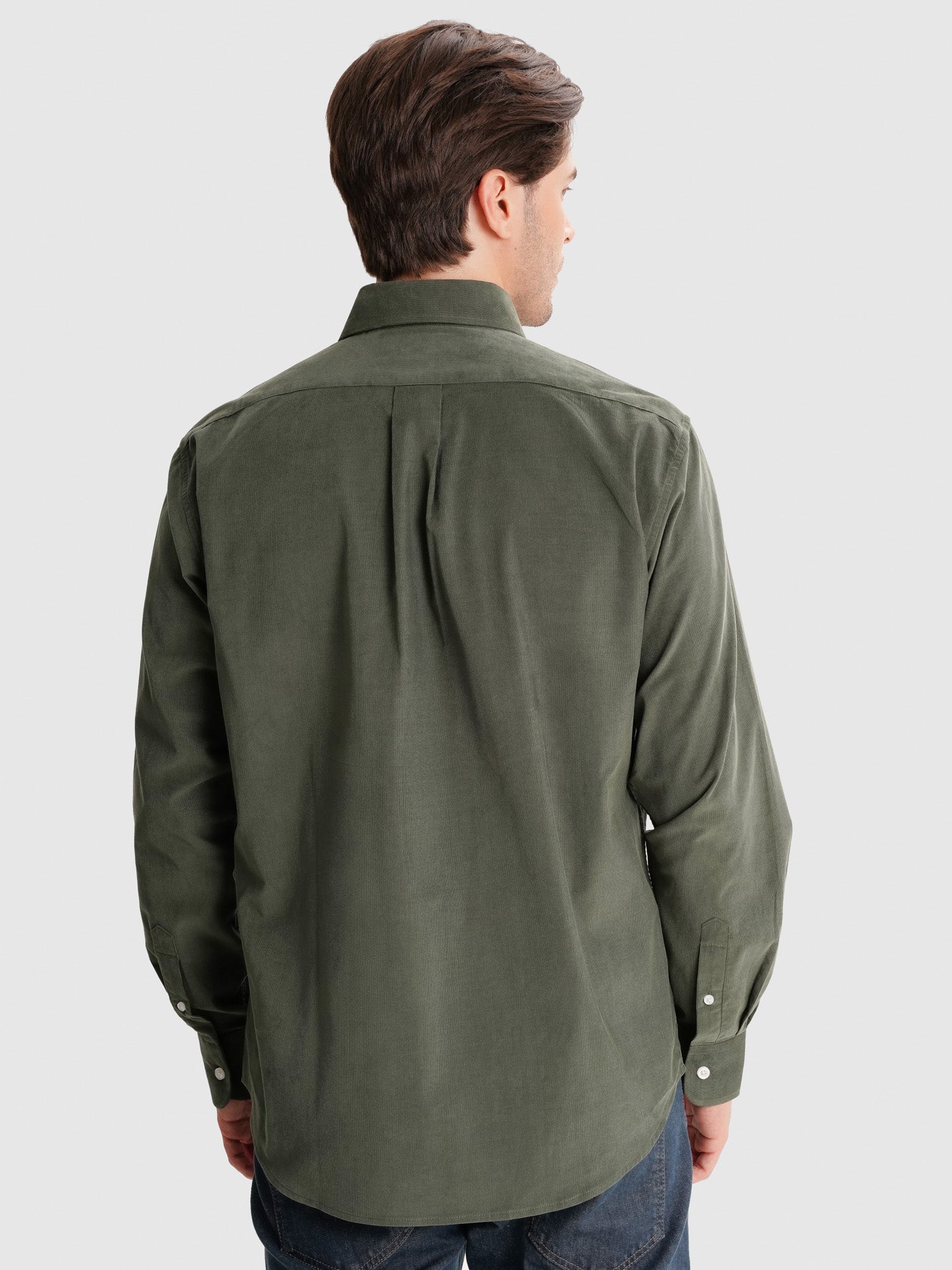 GREEN REGULAR FIT MR SHIRT. BLUE