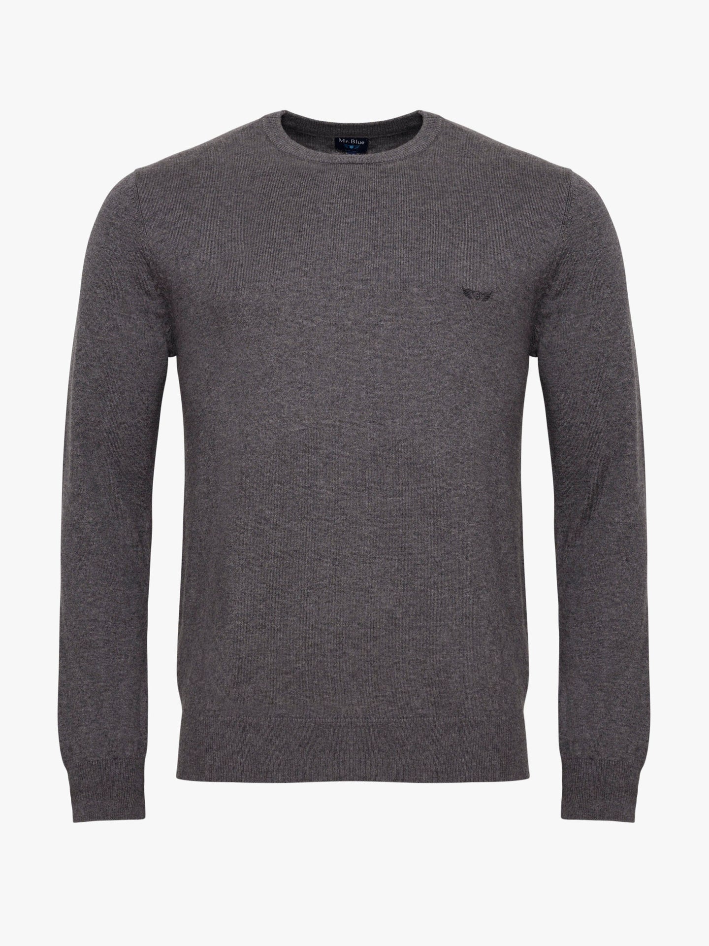 GRAY THIN PULLOVER LONG SLEEVE REGULAR FIT MR. BLUE