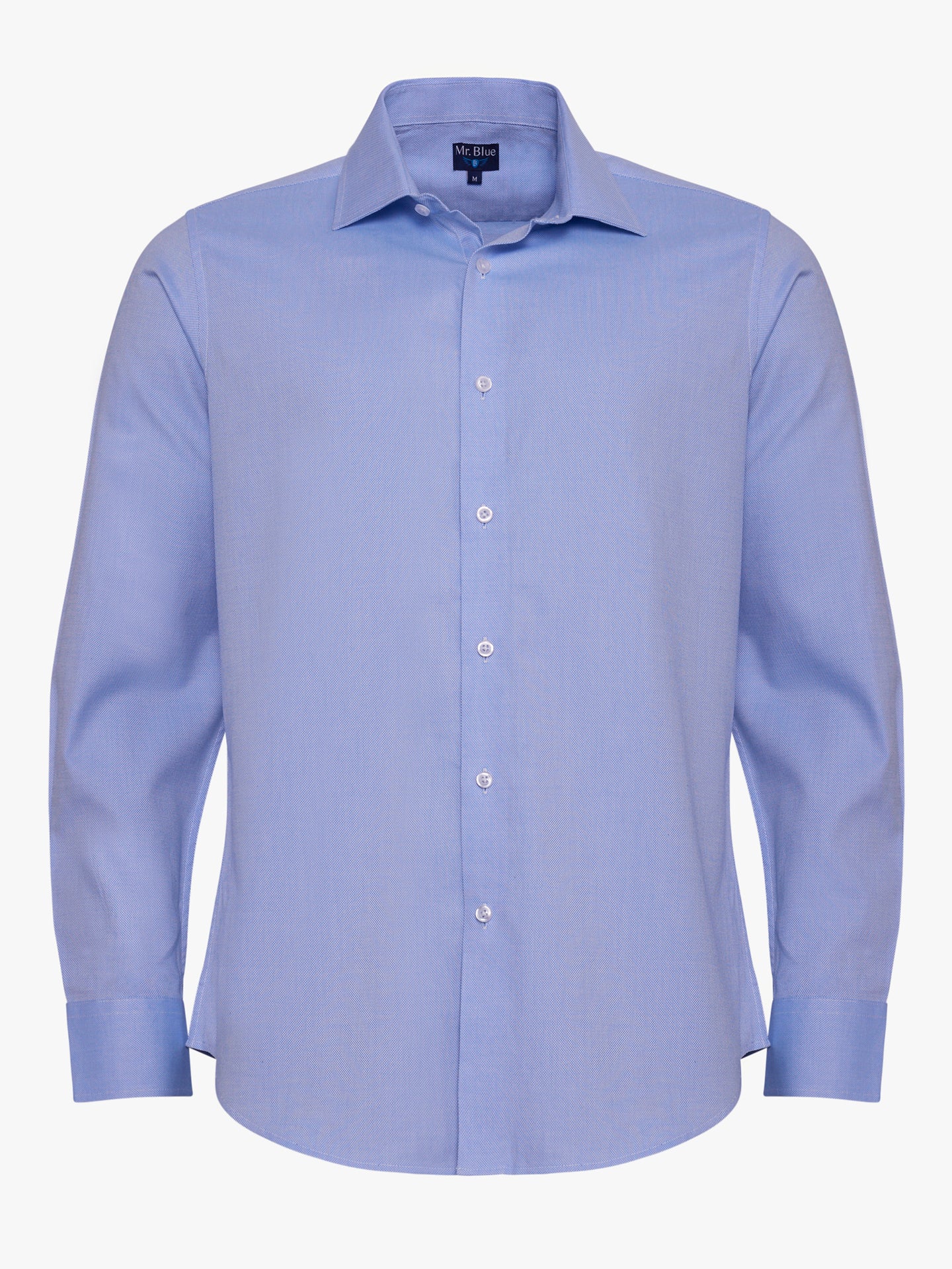 BLUE SLIM FIT MR SHIRT. BLUE