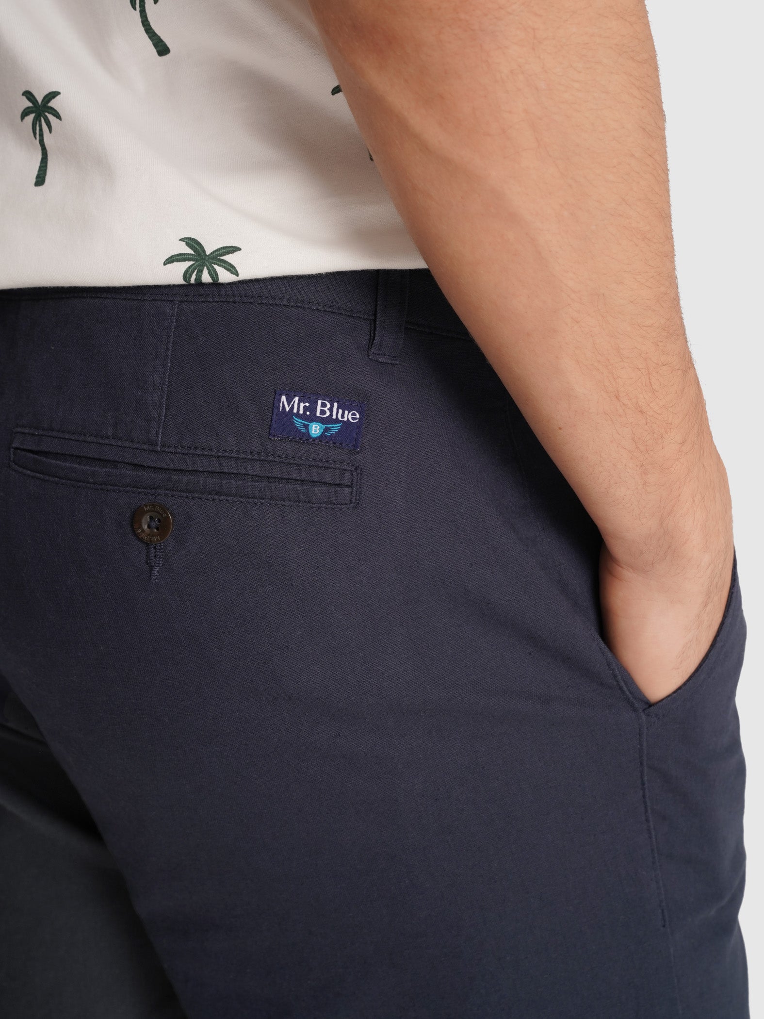 BERMUDA REGULAR FIT AZUL MR. AZUL