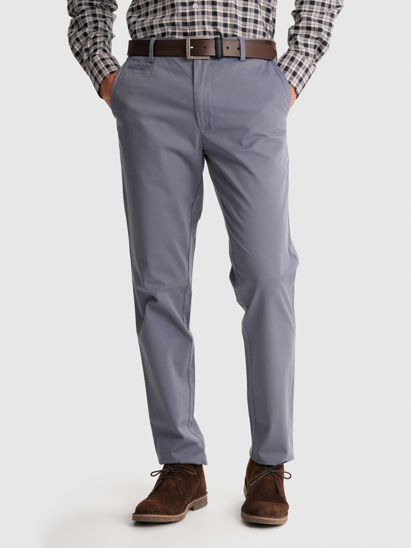 BLUE SLIM FIT TROUSERS MR. BLUE