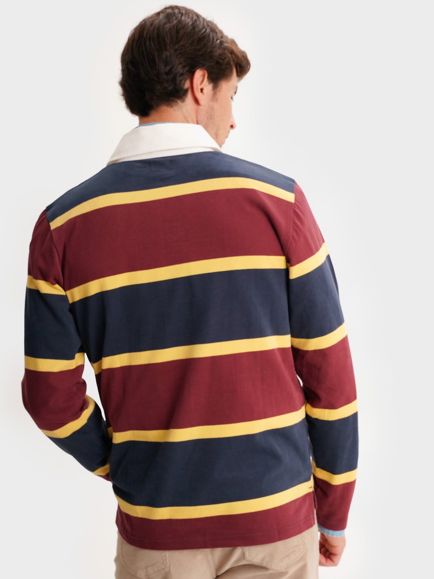 RUGBY ALGODÓN AZUL MANGA LARGA REGULAR FIT MR. AZUL