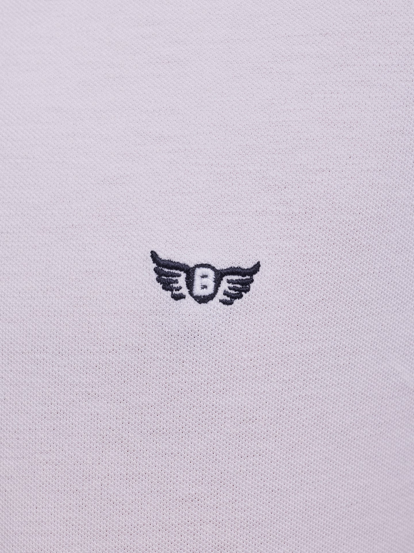 POLO BLANCO MANGA CORTA REGULAR FIT MR. AZUL