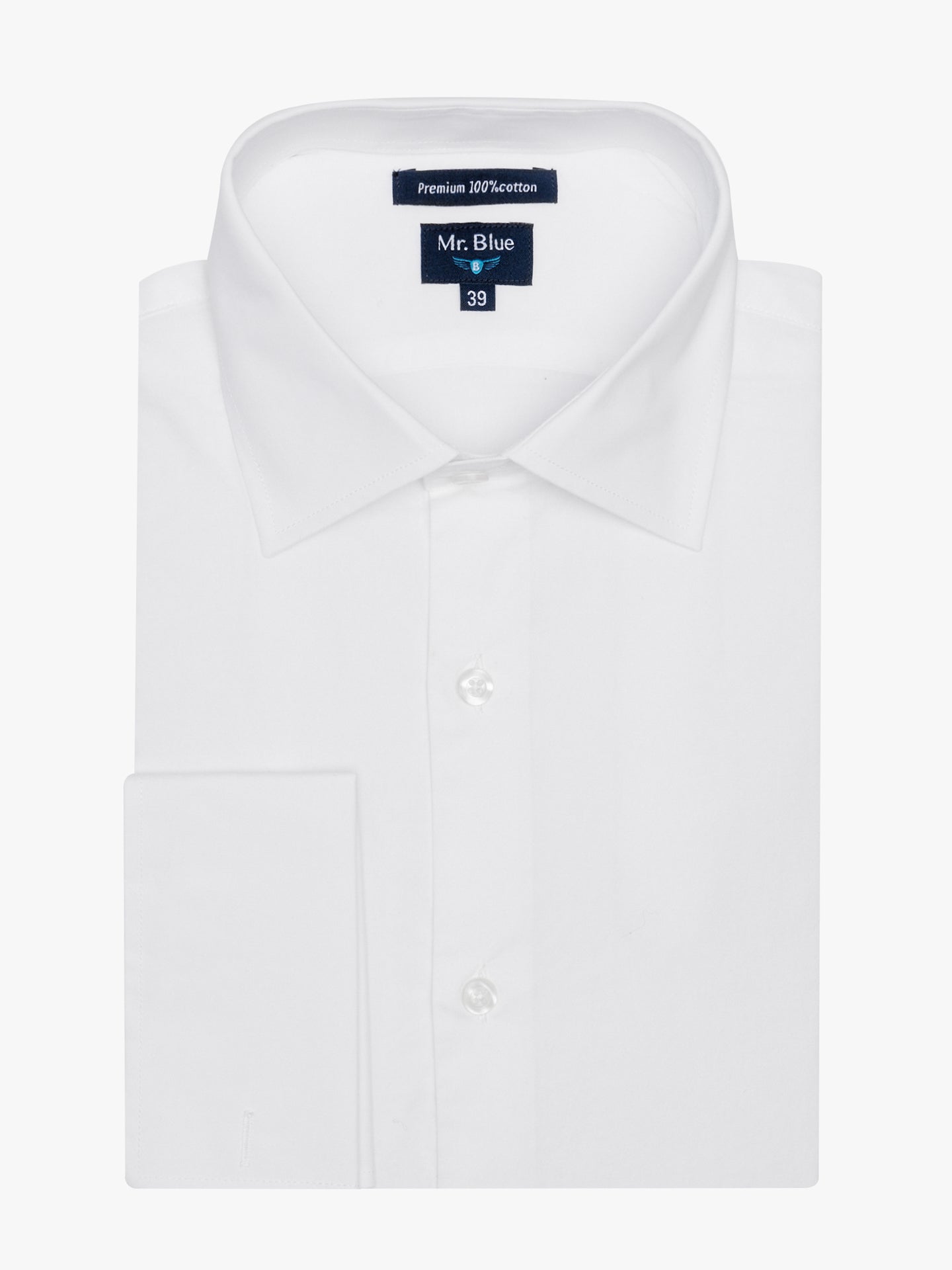 CAMISA BLANCA CLASSIC FIT MR. AZUL