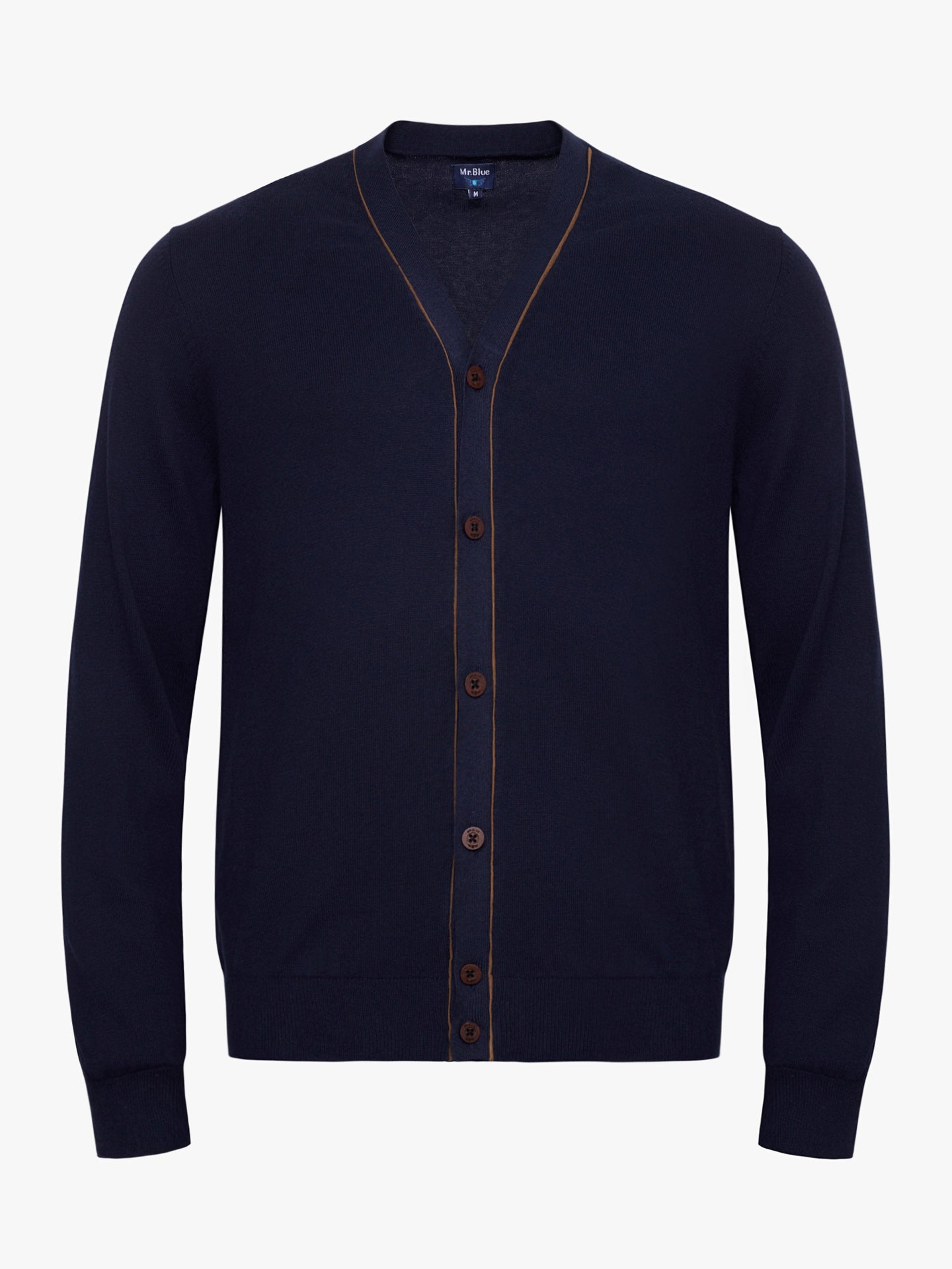 BLUE COTTON PULLOVER LONG SLEEVE REGULAR FIT MR. BLUE