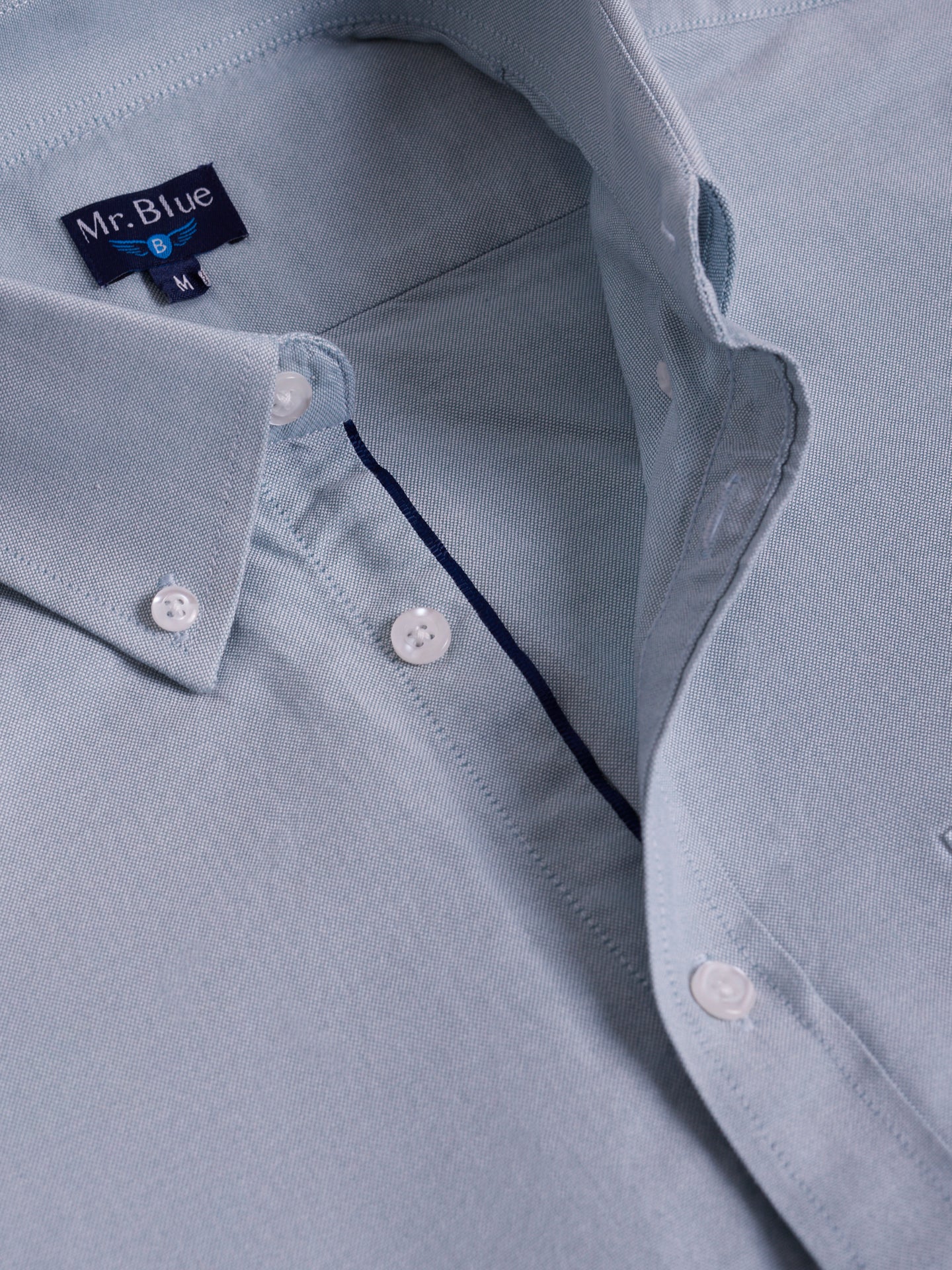 CAMISA MR VERDE REGULAR FIT. AZUL