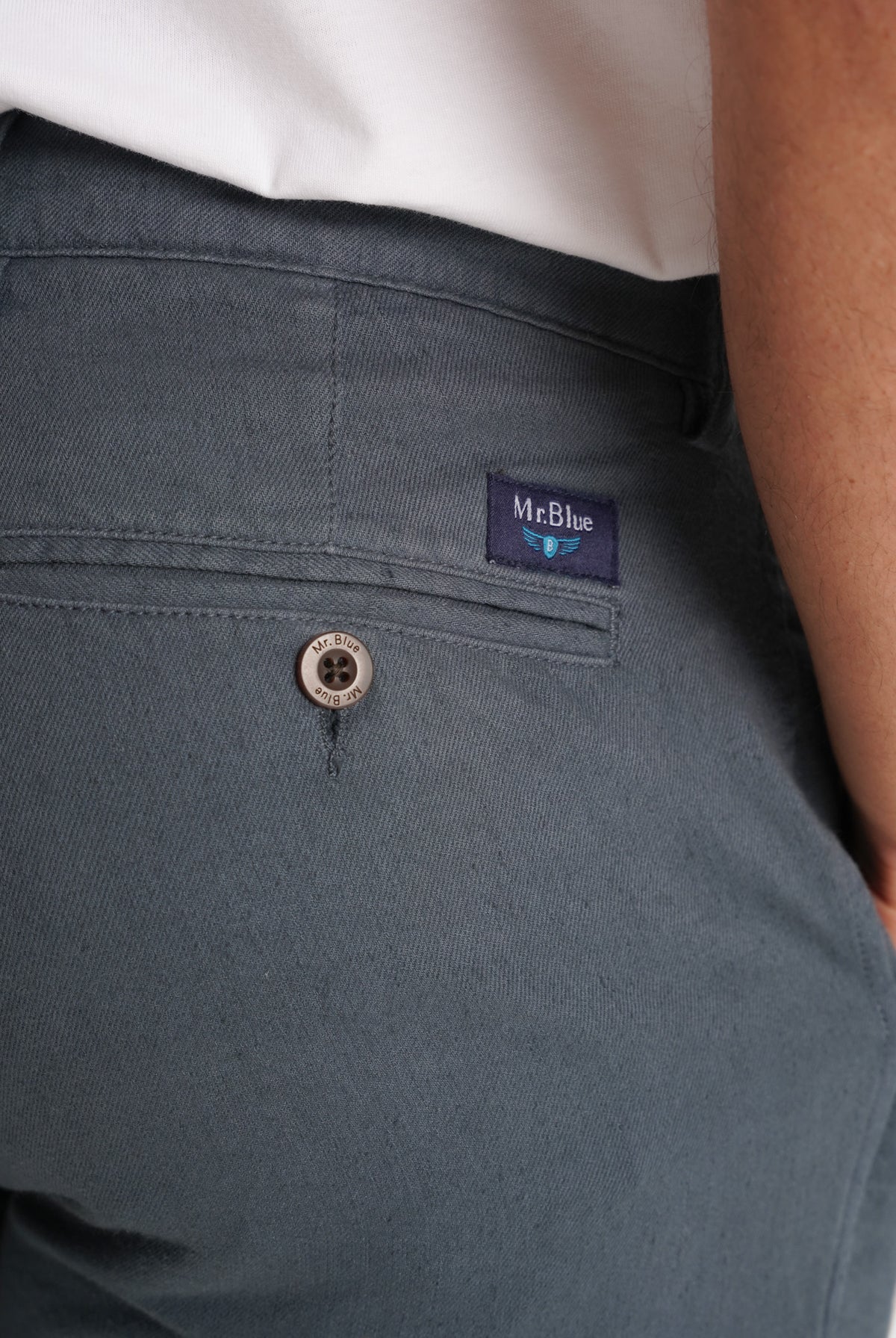 REGULAR FIT BLUE BERMUDA MR. BLUE