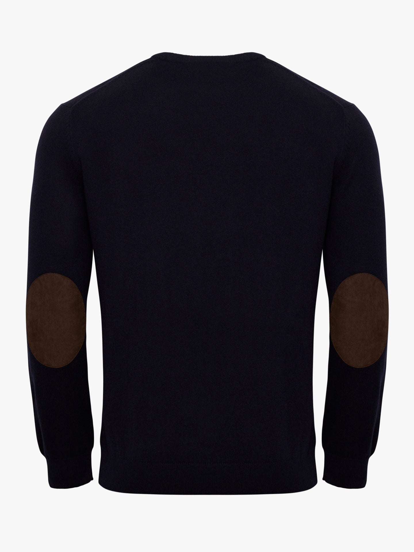 BLUE THIN PULLOVER WITH REGULAR FIT MR ELBOW PADS. BLUE