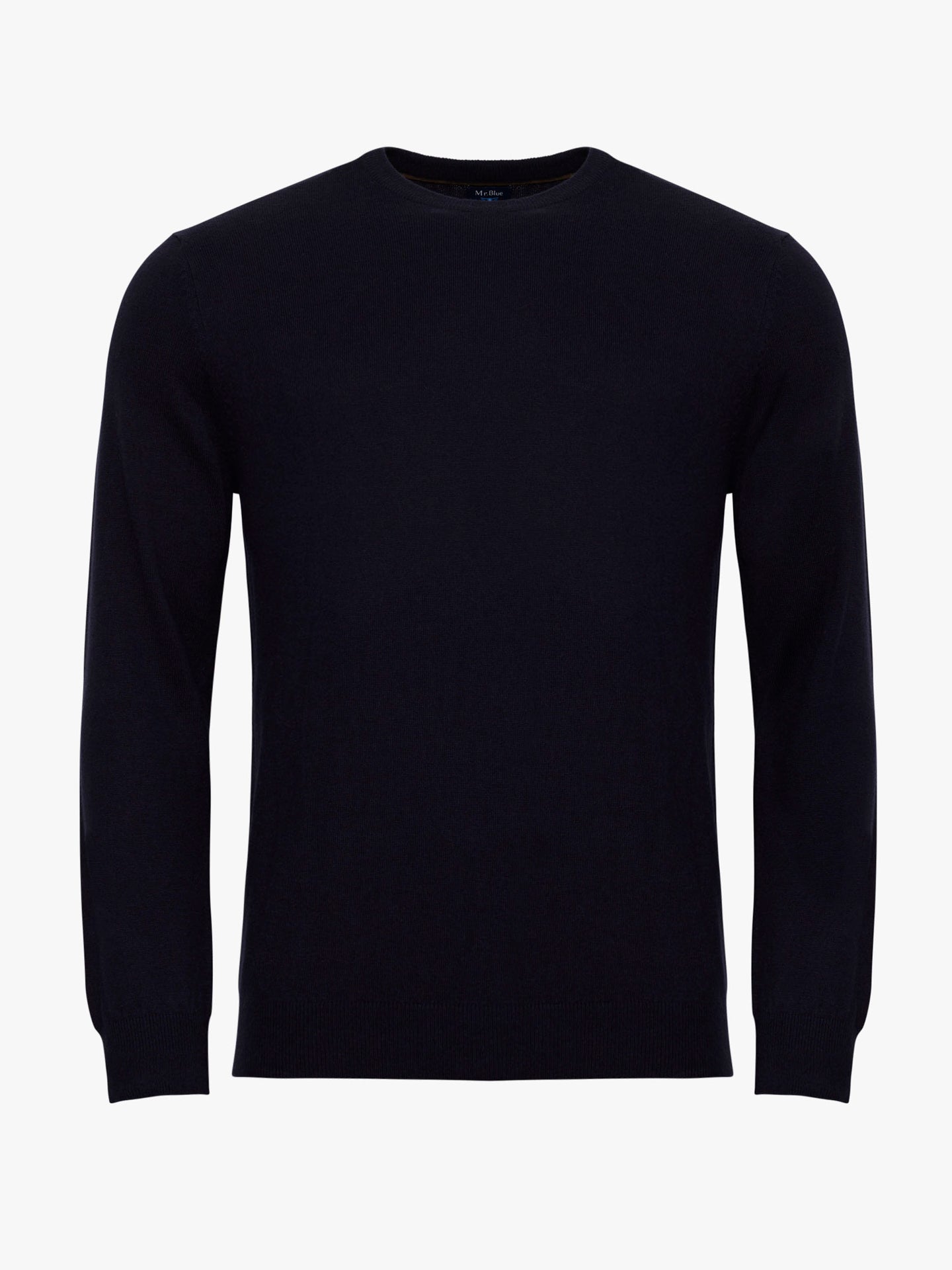 BLUE THIN PULLOVER WITH REGULAR FIT MR ELBOW PADS. BLUE