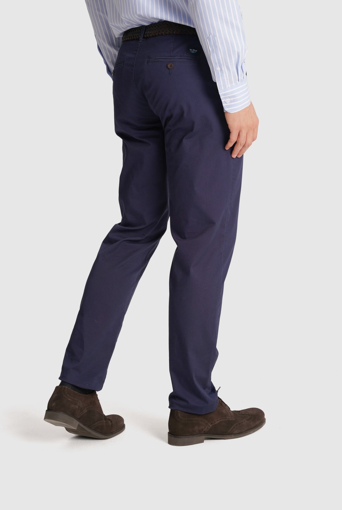 BLUE TWILL TROUSERS REGULAR FIT MR. BLUE