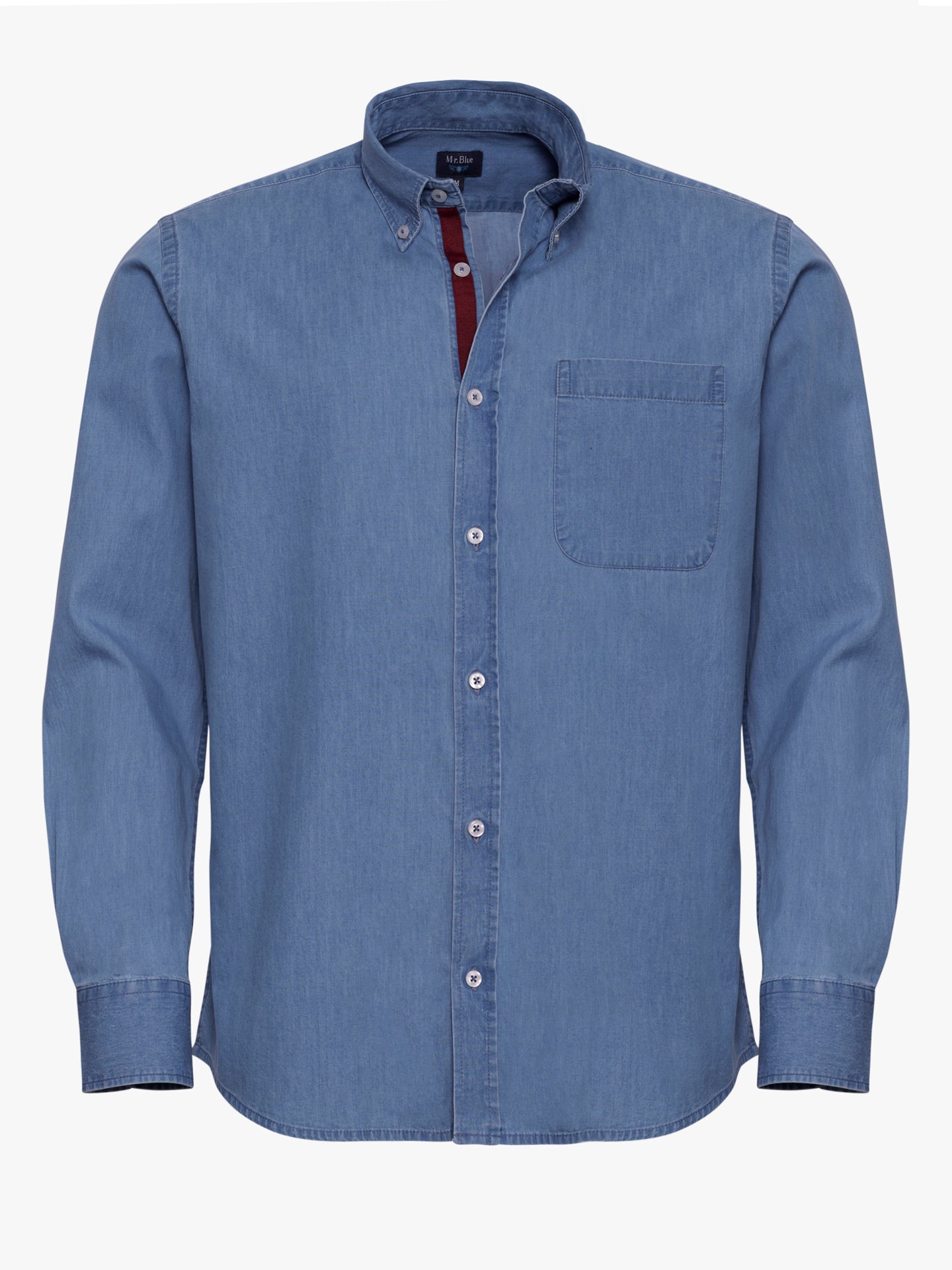 CAMISA AZUL REGULAR FIT MR. BLUE