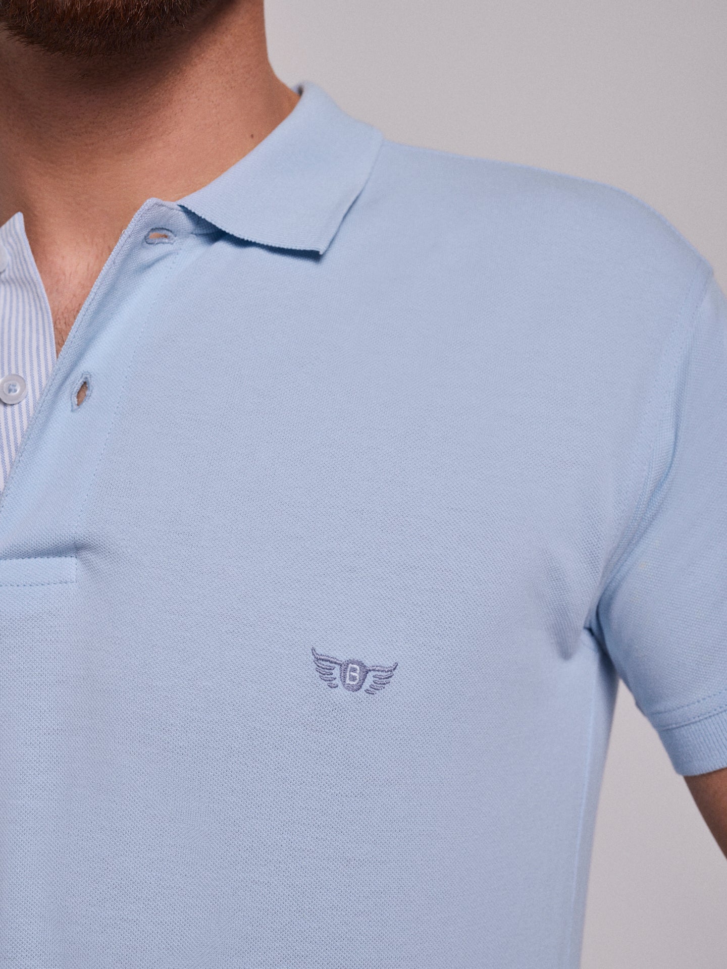 BLUE POLO SHORT SLEEVE REGULAR FIT MR. BLUE
