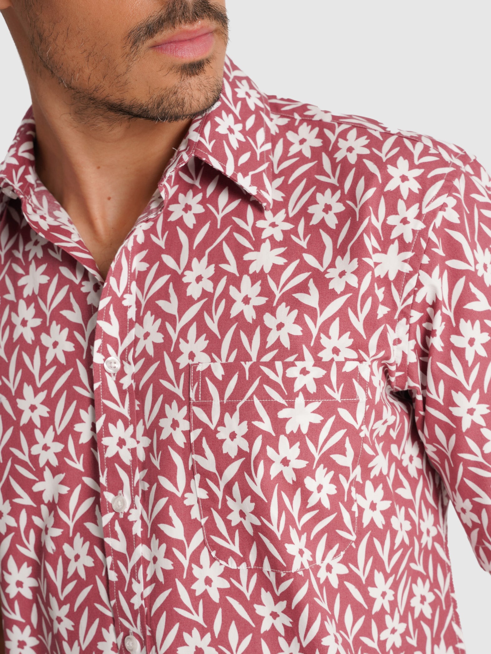 PINK SHORT SLEEVE REGULAR FIT MR. BLUE