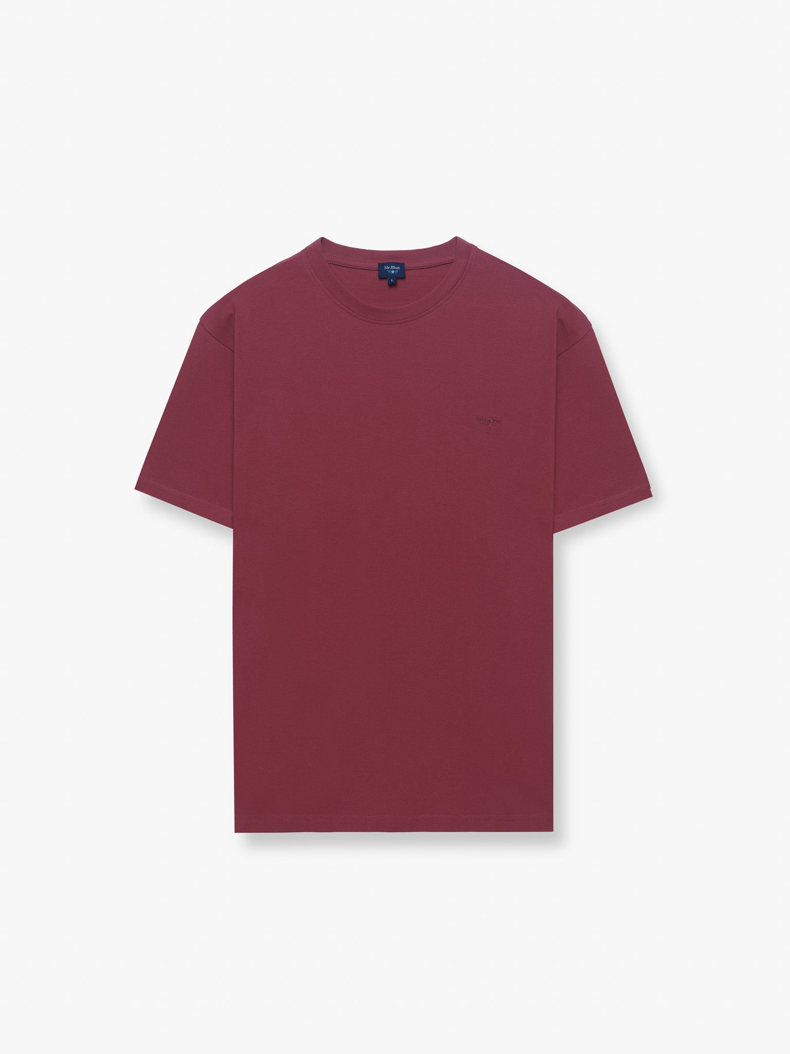 CAMISETA PIQUET ROJA MANGA CORTA REGULAR FIT MR. AZUL