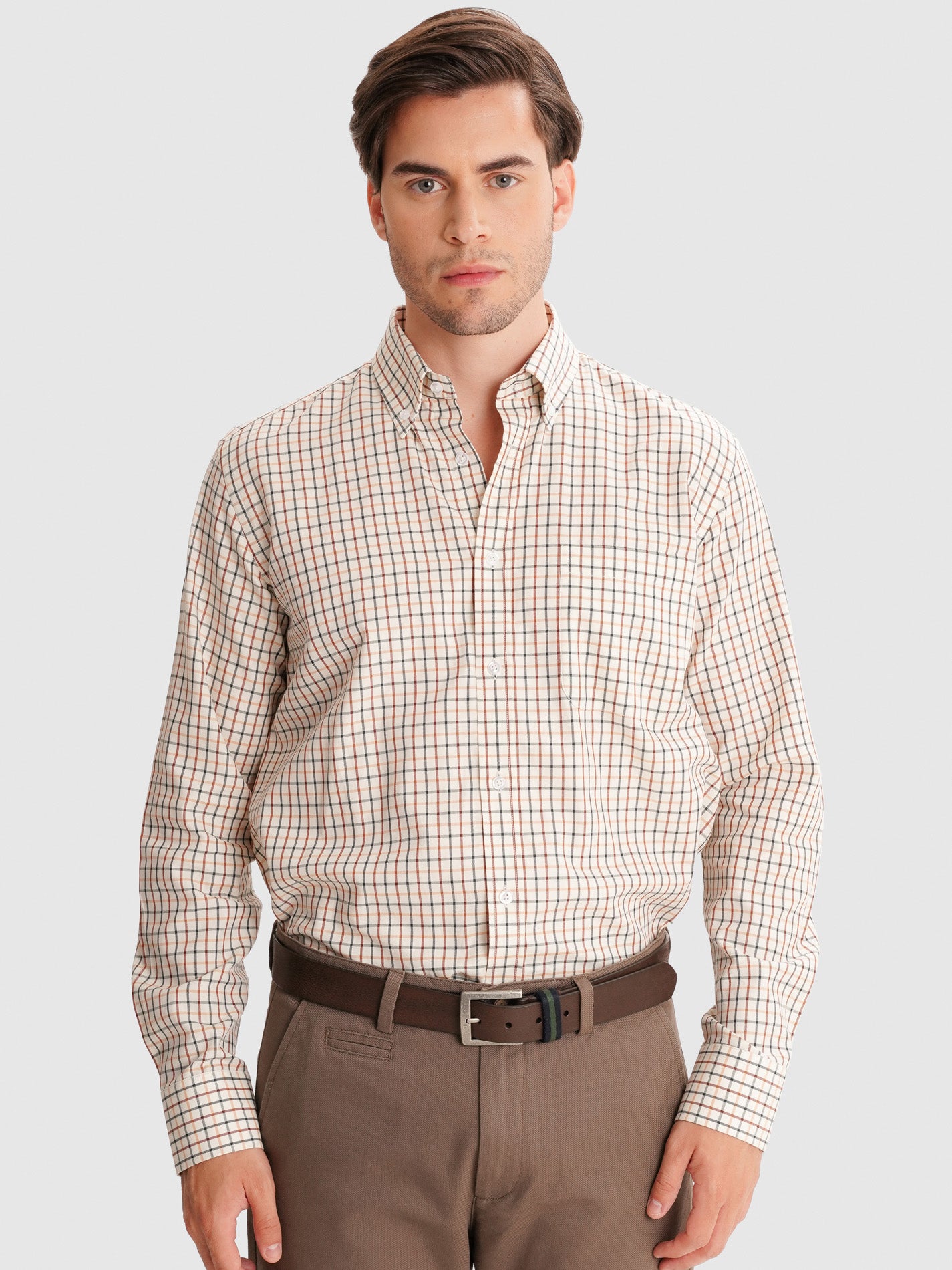 RED REGULAR FIT MR SHIRT. BLUE