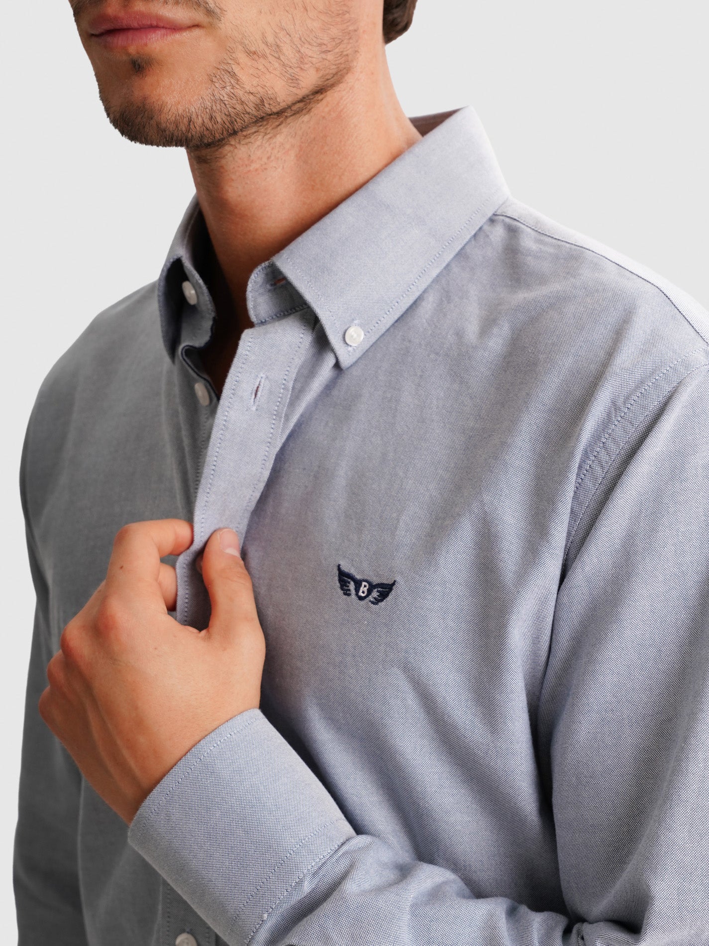 CAMISA MR AZUL REGULAR FIT. AZUL