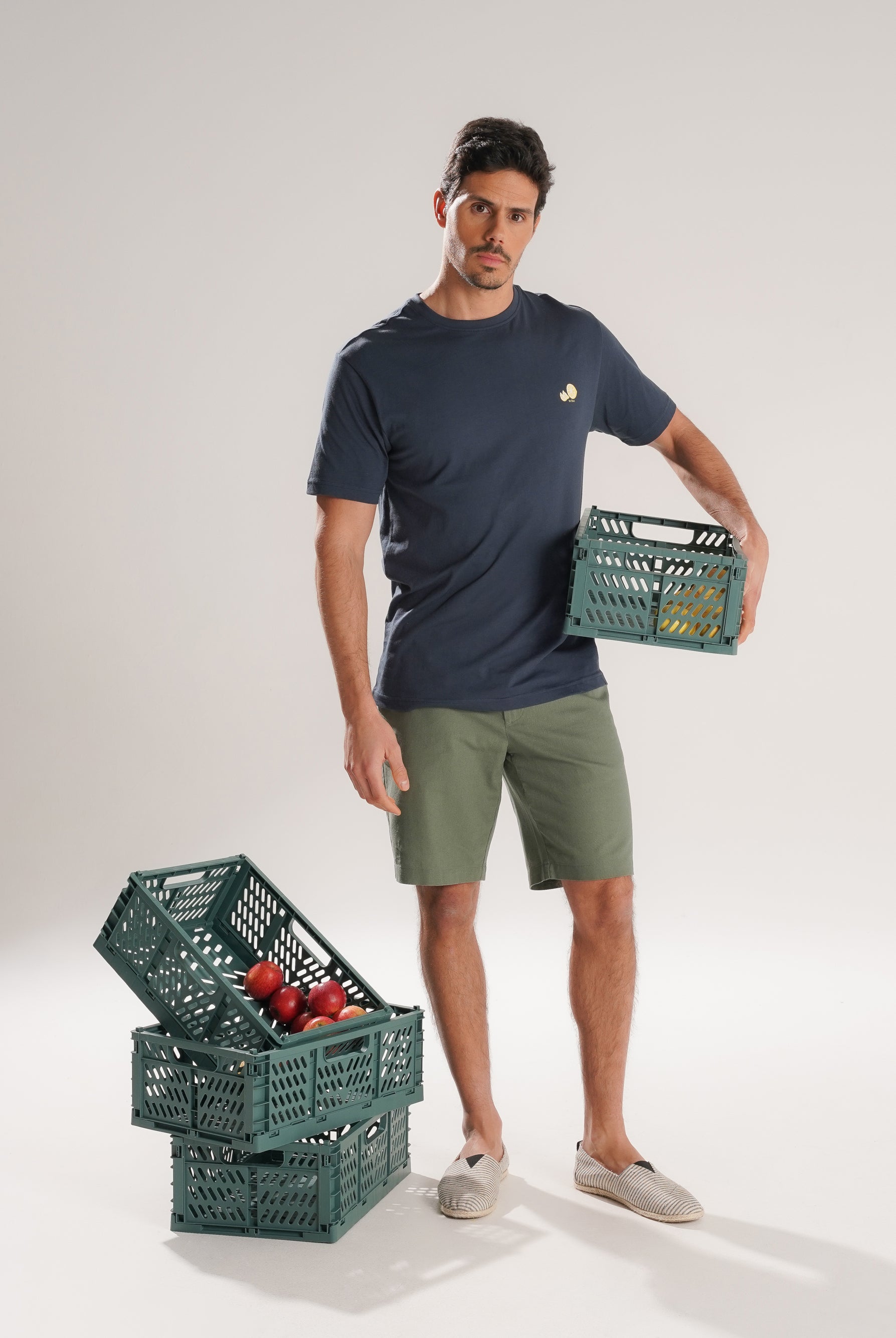 BERMUDA VERDES REGULAR FIT MR. BLUE