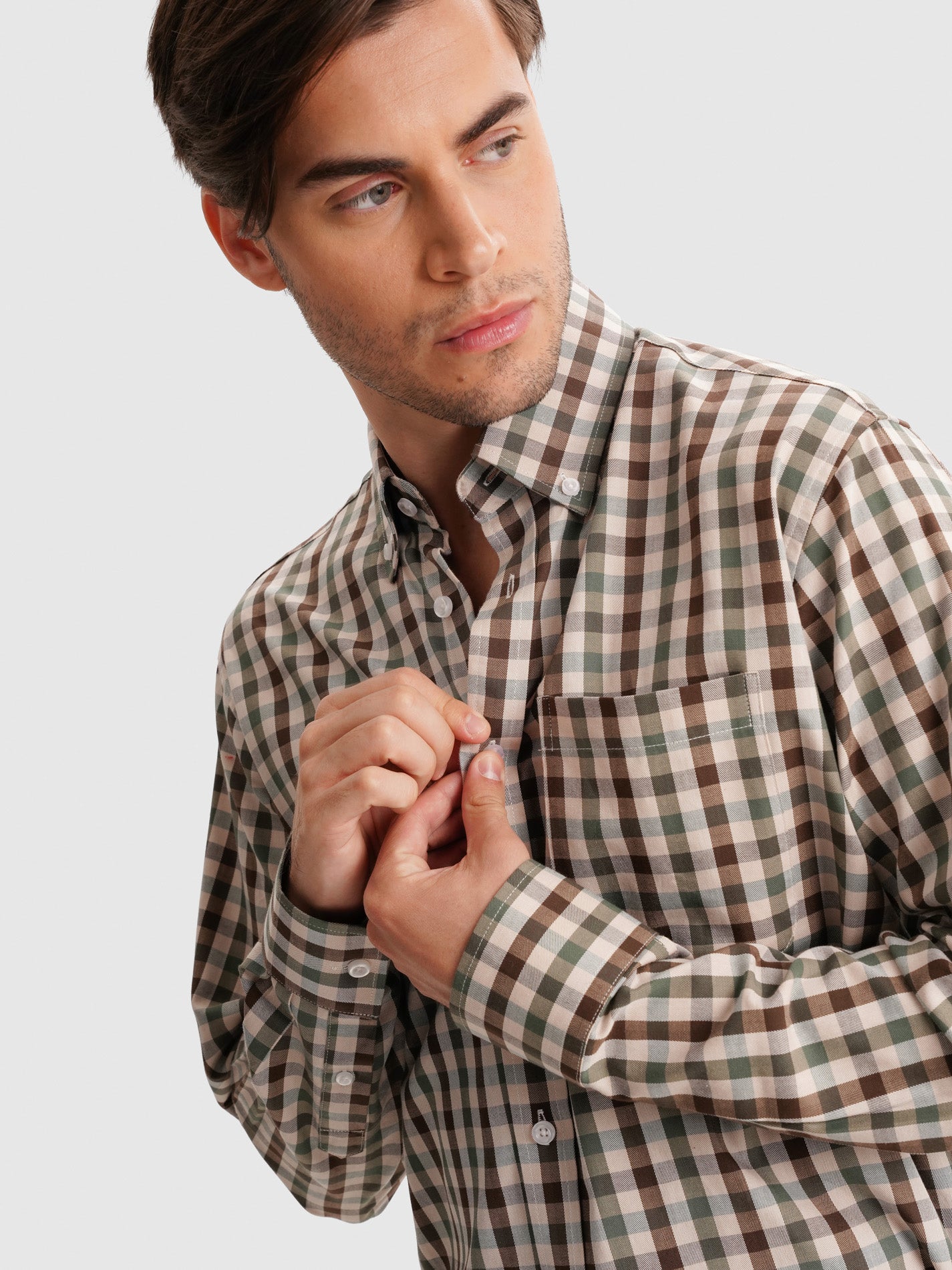 CAMISA MR VERDE REGULAR FIT. AZUL