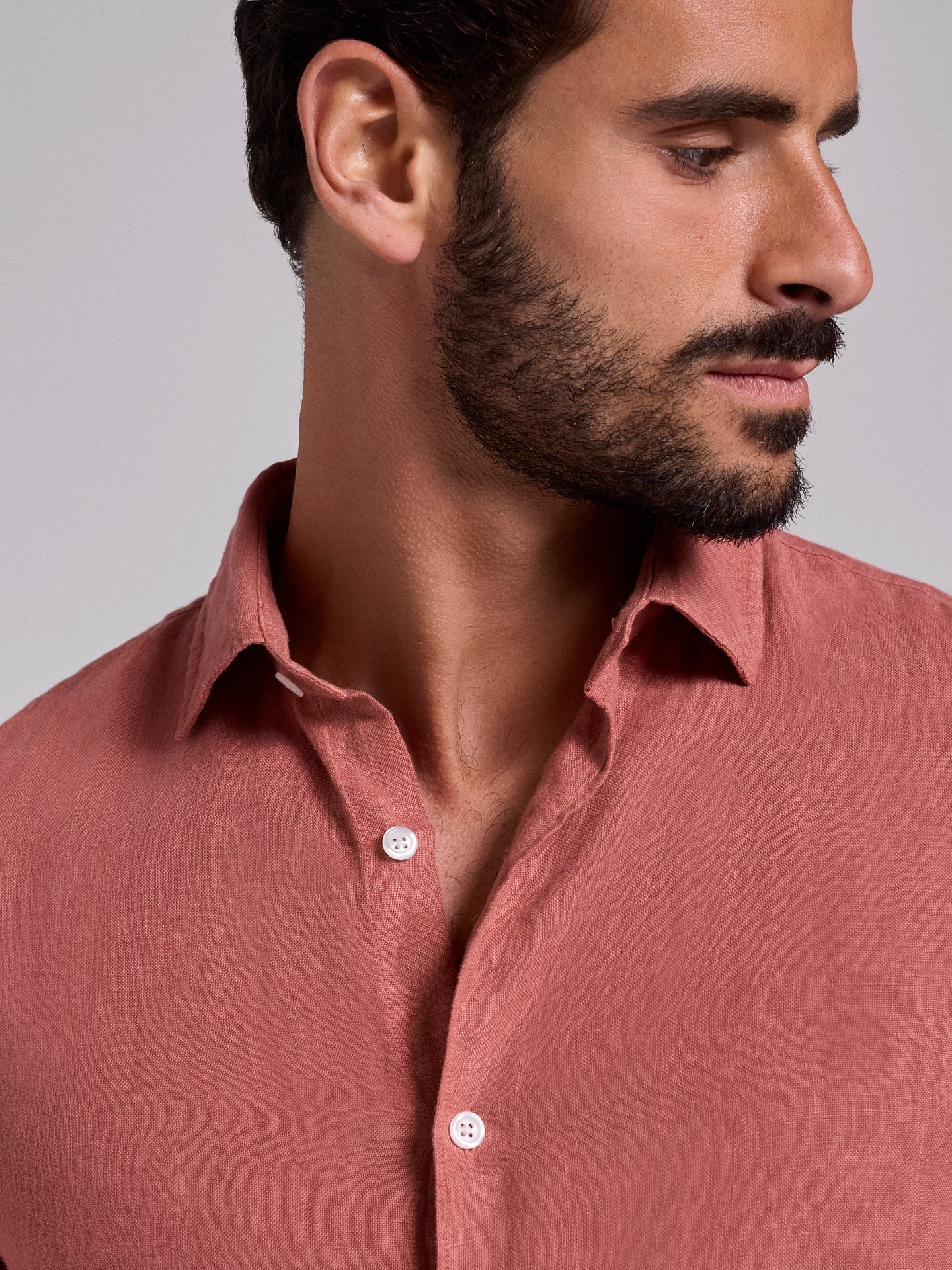 CAMISA SASTRERÍA MANGA LARGA ROSA MARK BELLUCCI