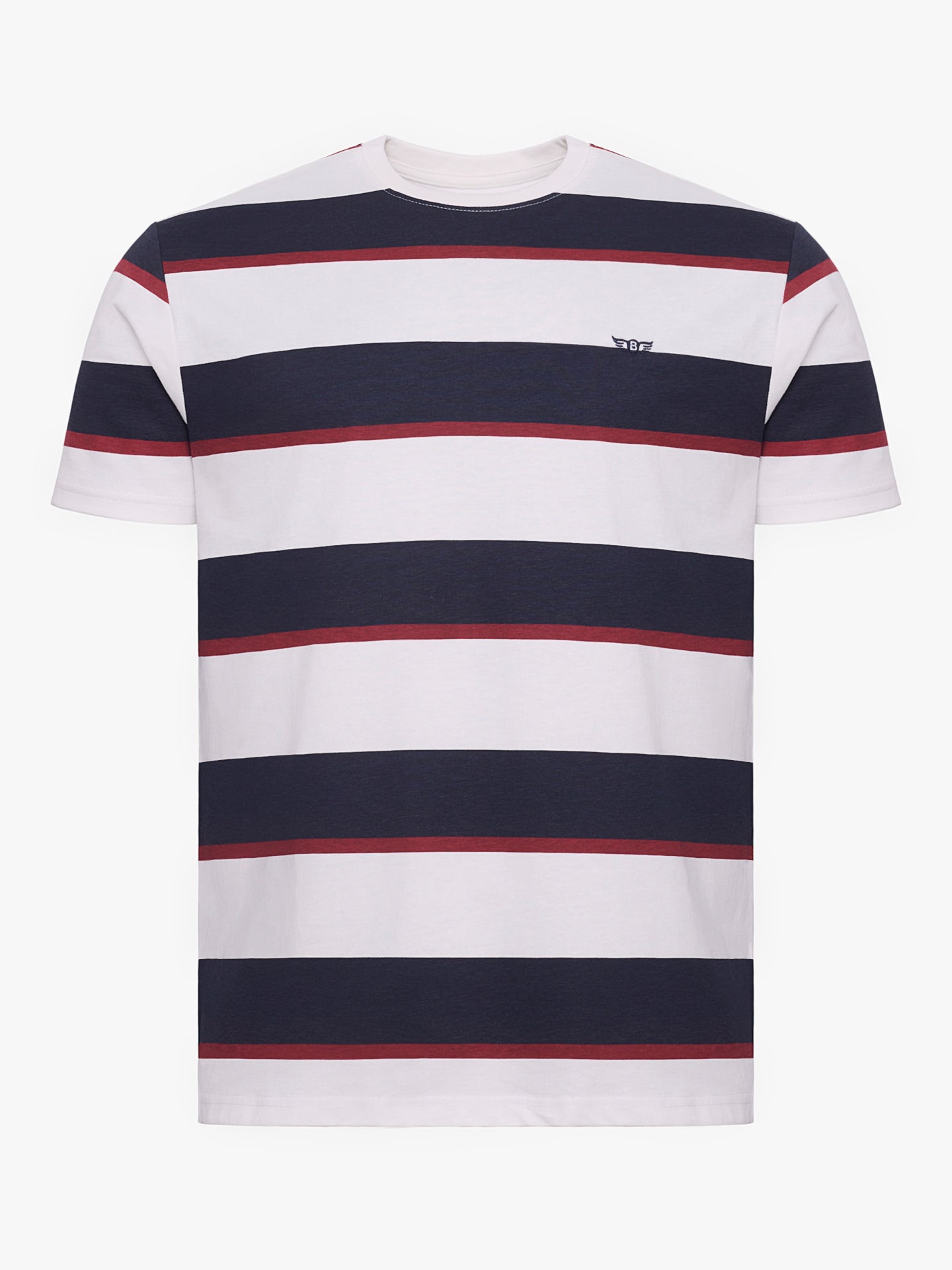 CAMISETA ALGODÓN AZUL MANGA CORTA REGULAR FIT MR. AZUL